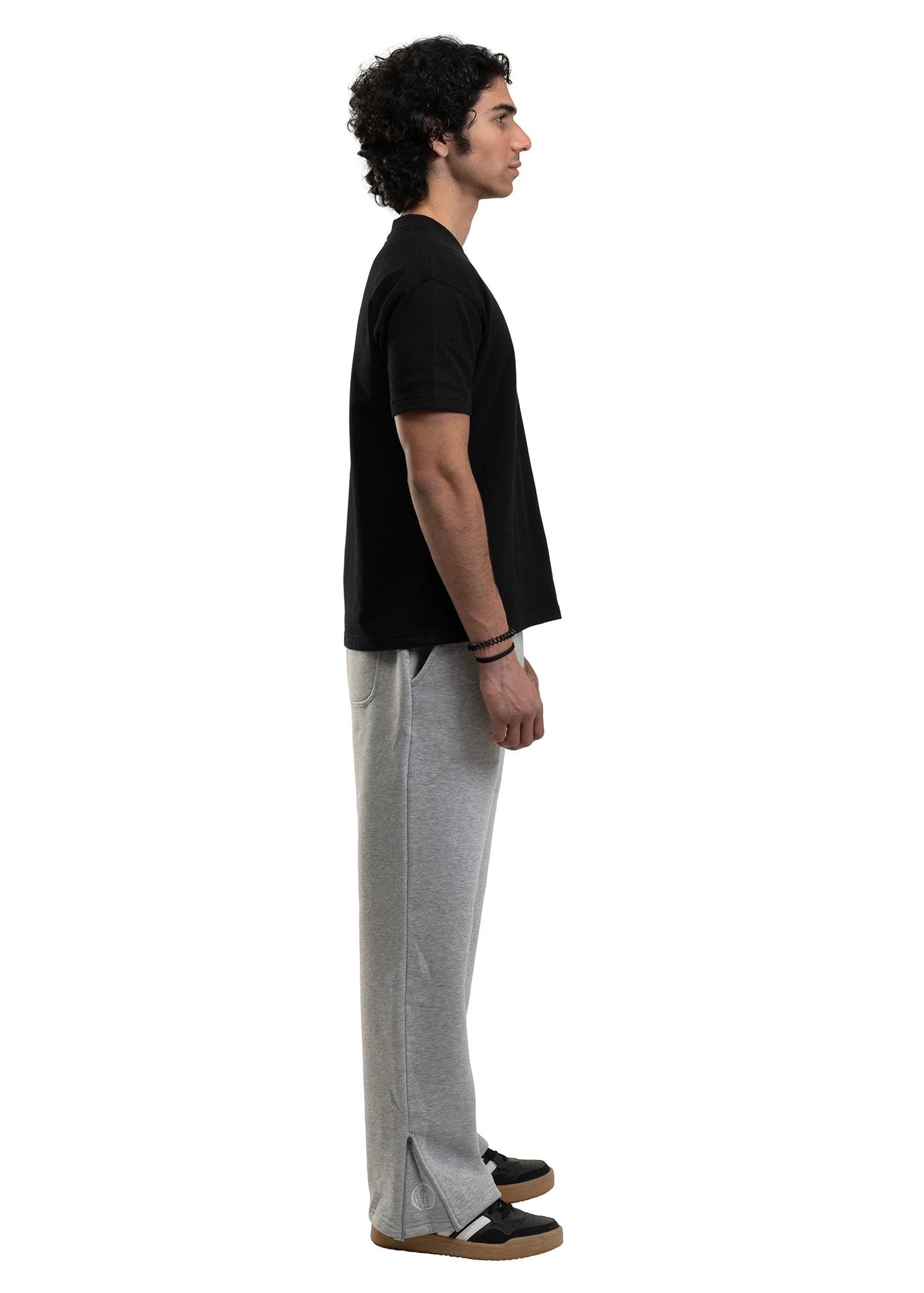 REGULAR CROPPED TEE - BLACK