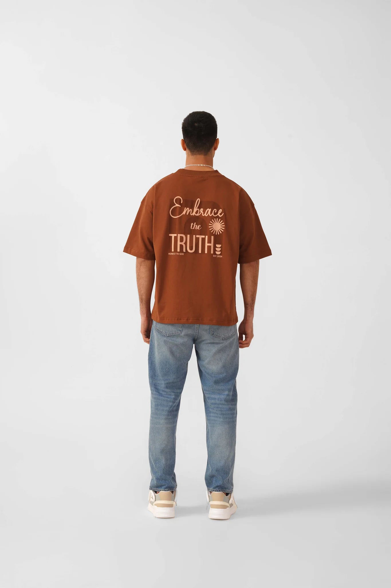 Cinnamon Brown Box Fit T-shirt