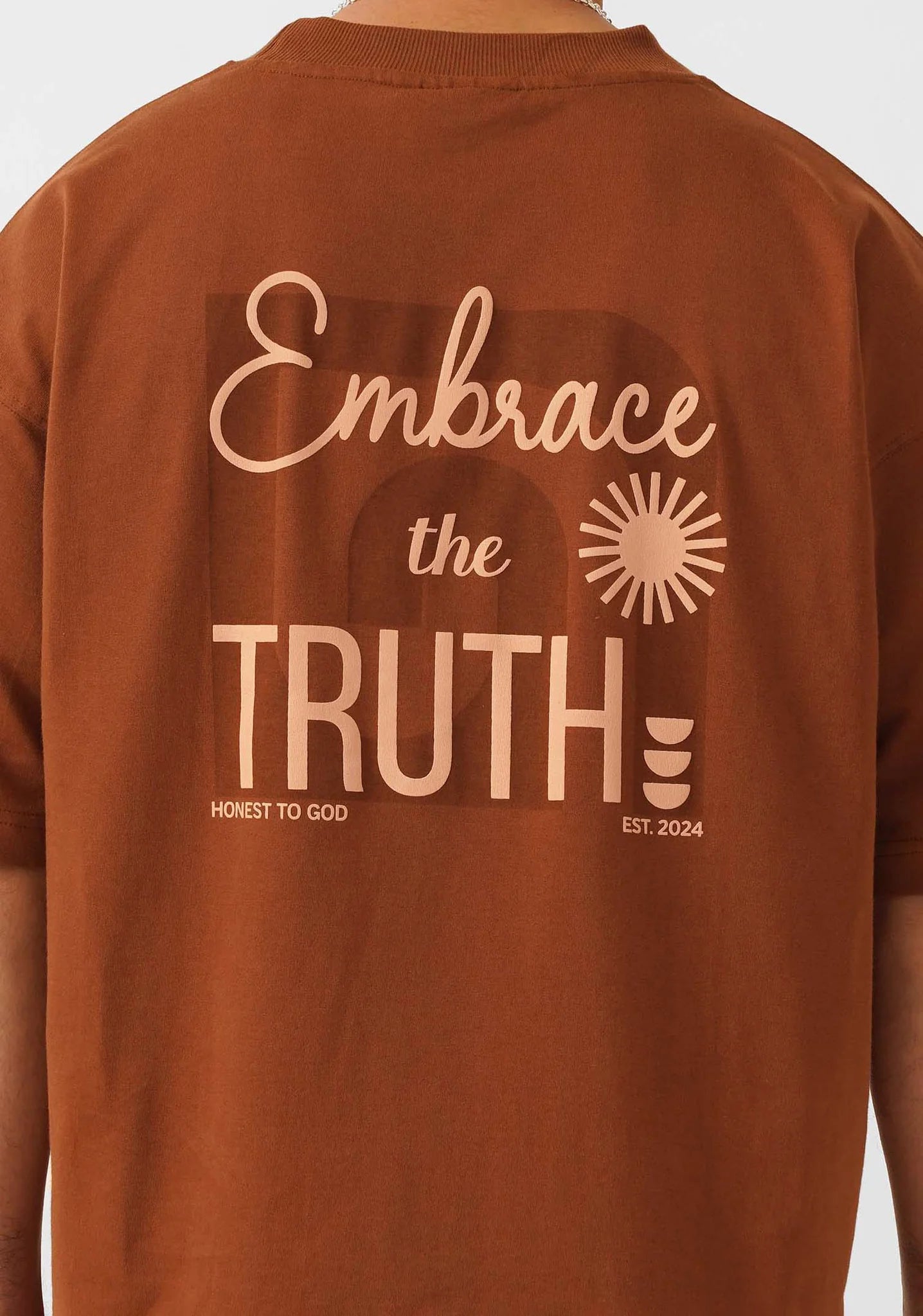 Cinnamon Brown Box Fit T-shirt