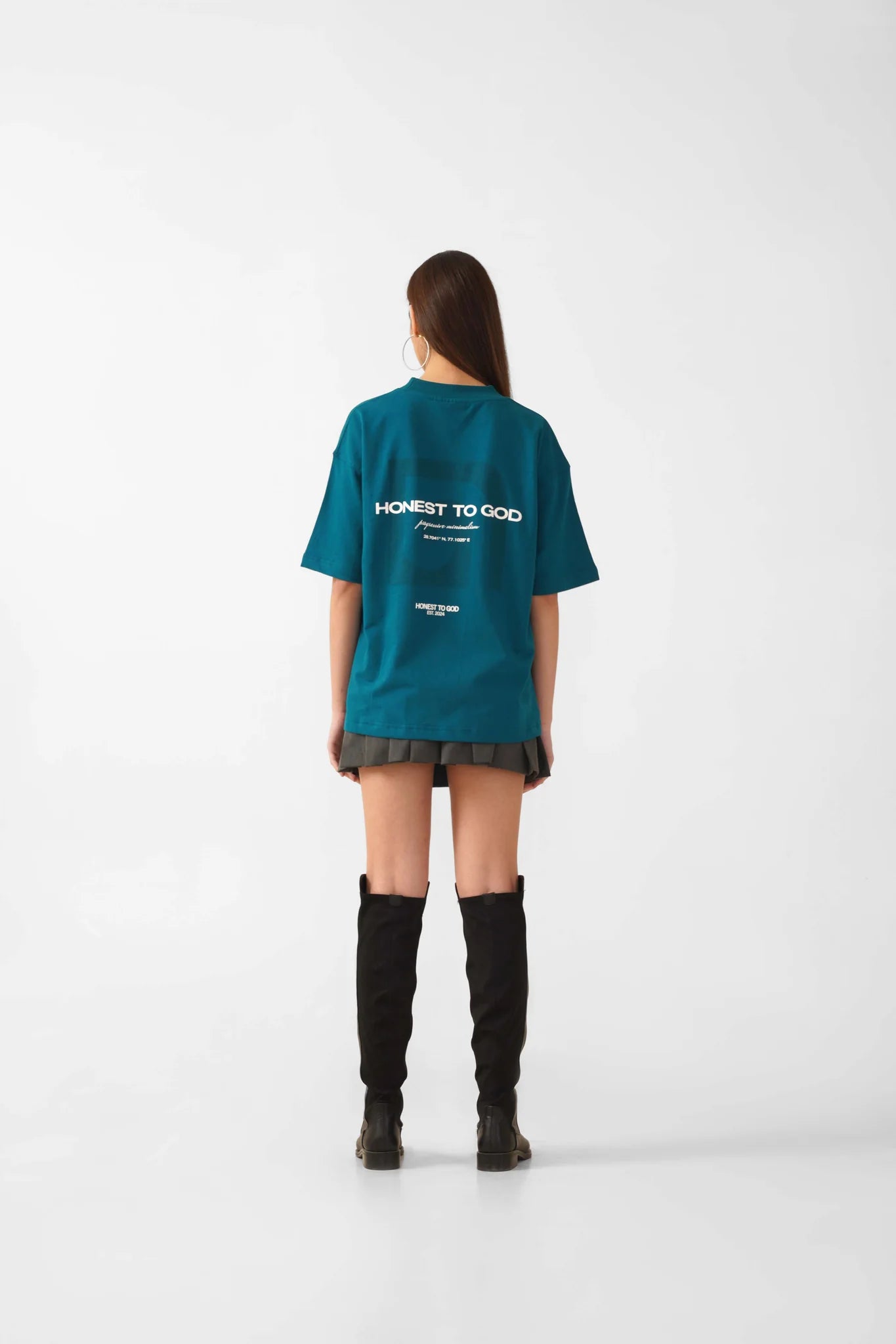 Midnight Green Box Fit T-shirt