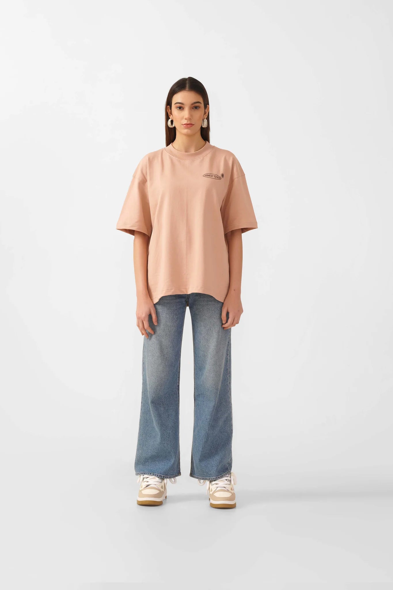 Coffee Foam Box Fit T-shirt