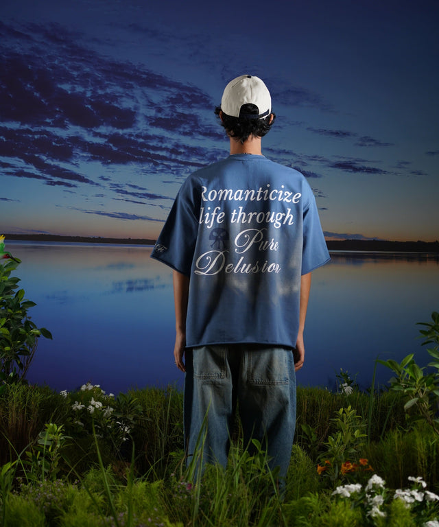 Delulu Dreams Cropped Graphic T-shirt