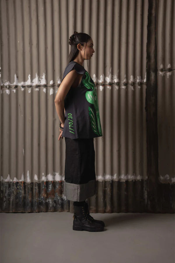 FLYING BULL [SLEEVELESS T-SHIRT]- STONE