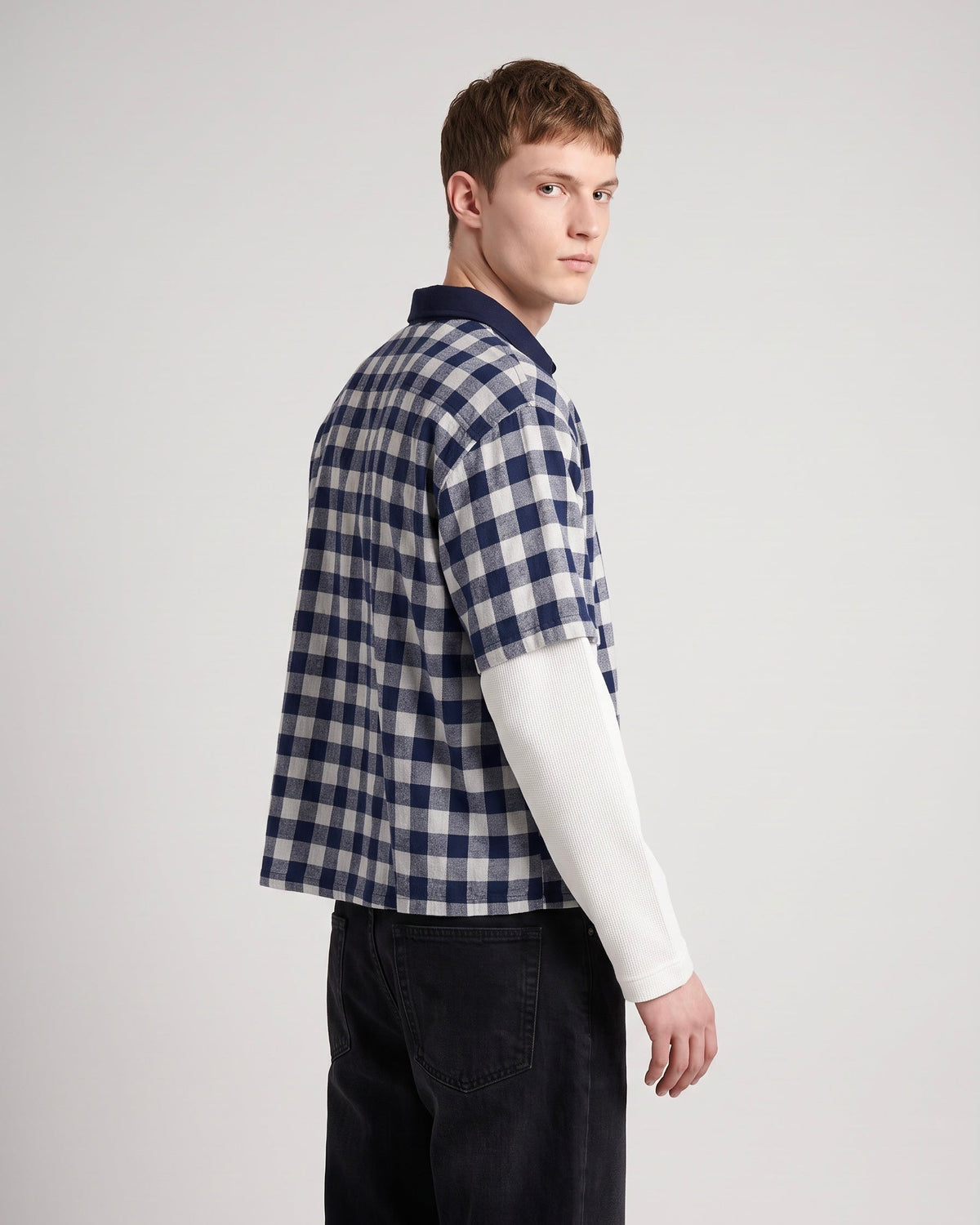 Indigo Shirt // Waffle Sleeves