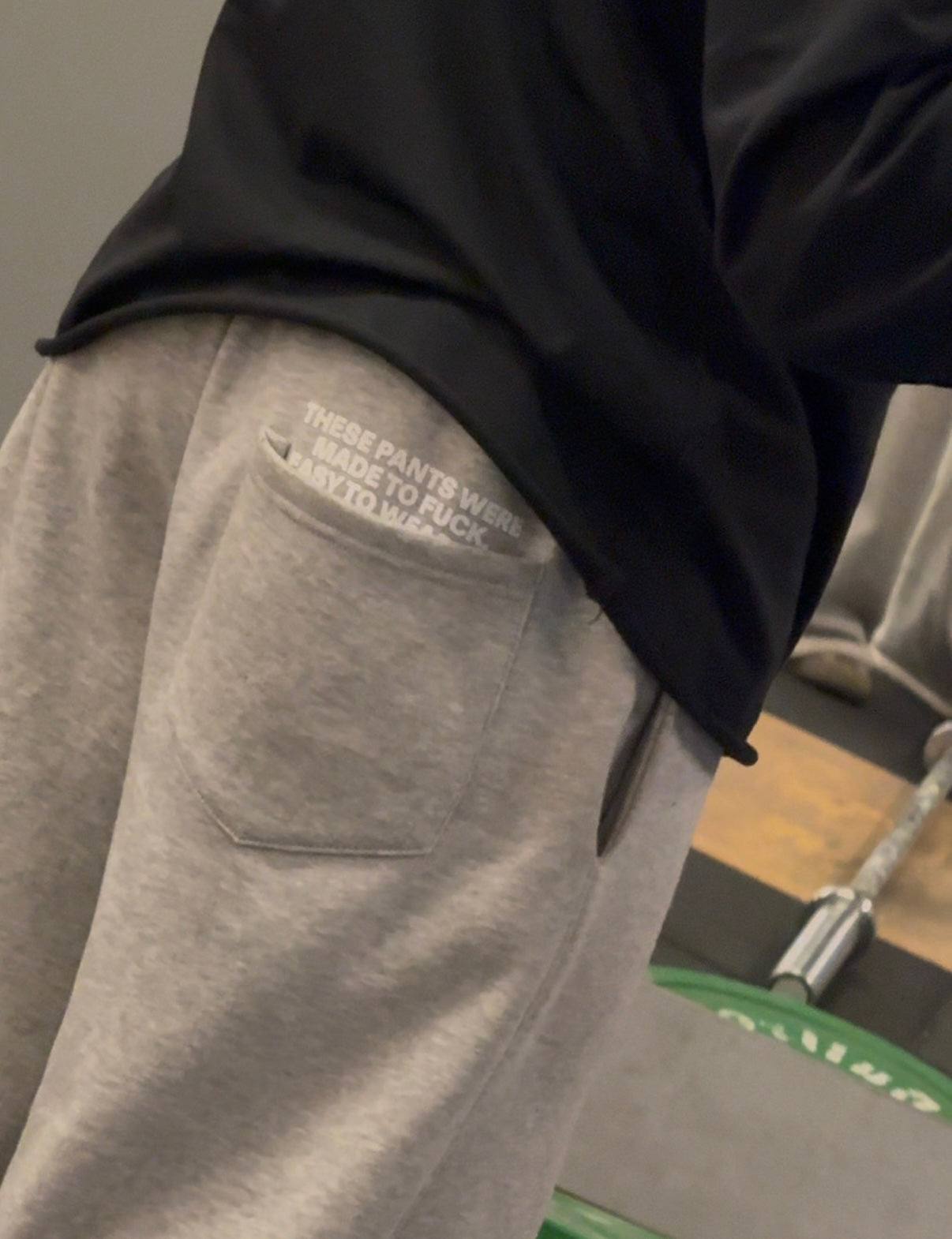 NOT YOUR BASIC SWEATPANTS (BLACK)