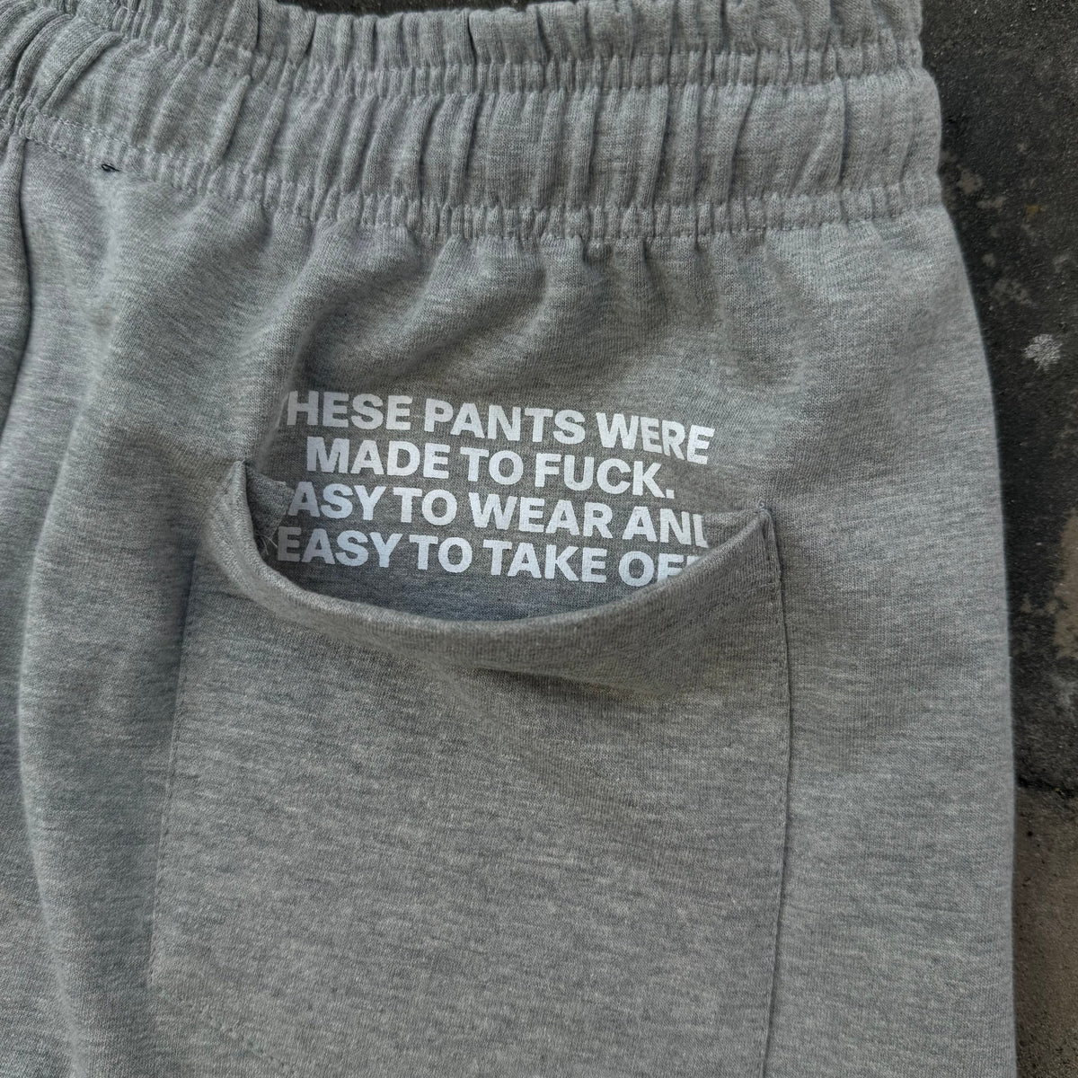 NOT YOUR BASIC SWEATPANTS (BLACK)