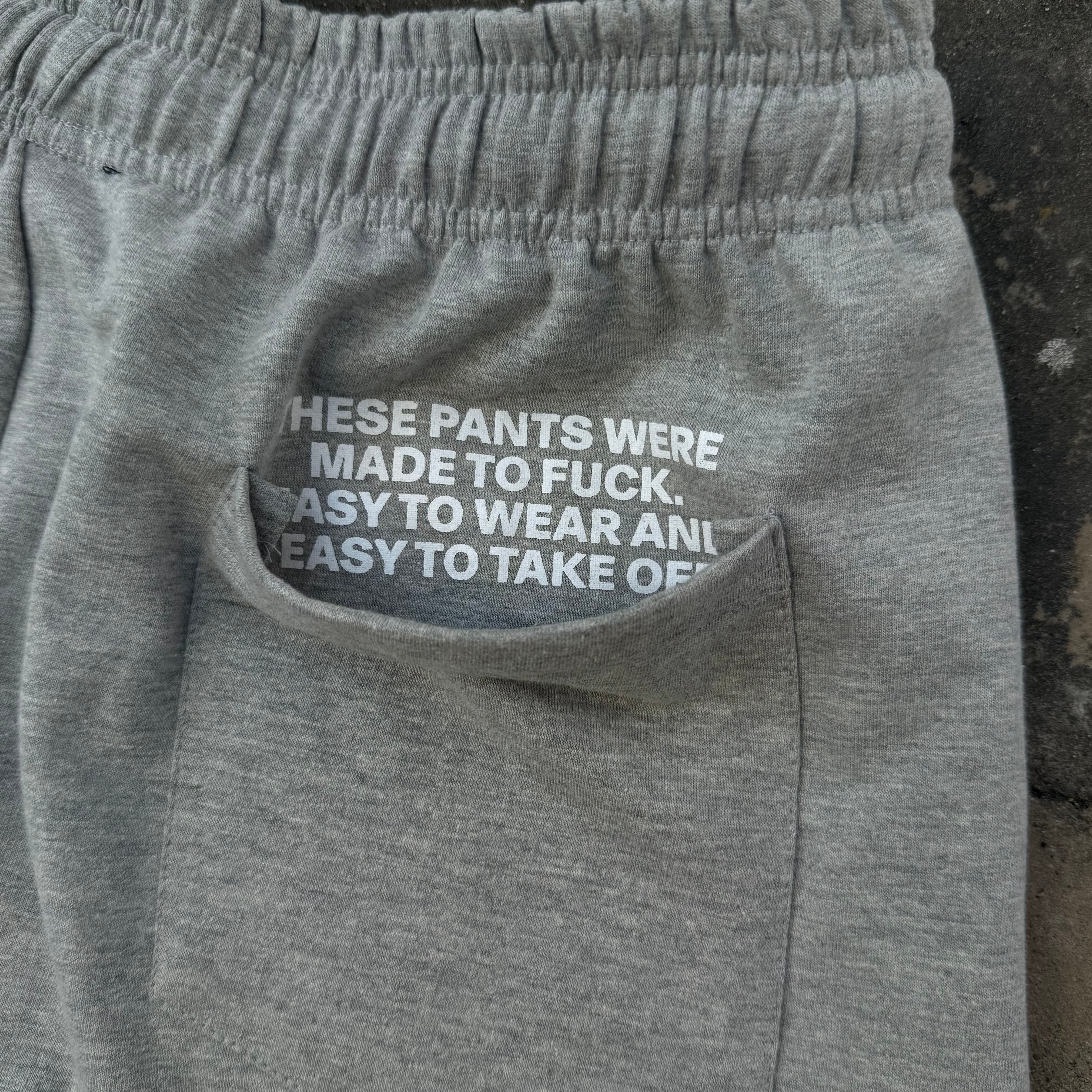 NOT YOUR BASIC SWEATPANTS (BLACK)