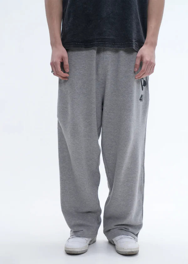 GREY BAGGY FIT PANTS