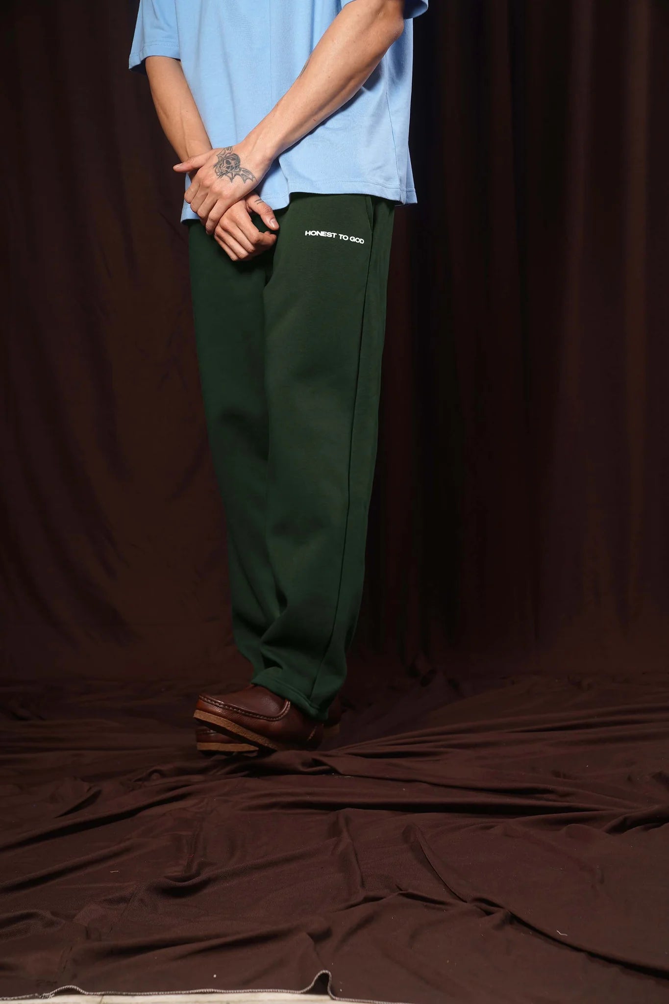 Kombu Green Straight Sweatpant