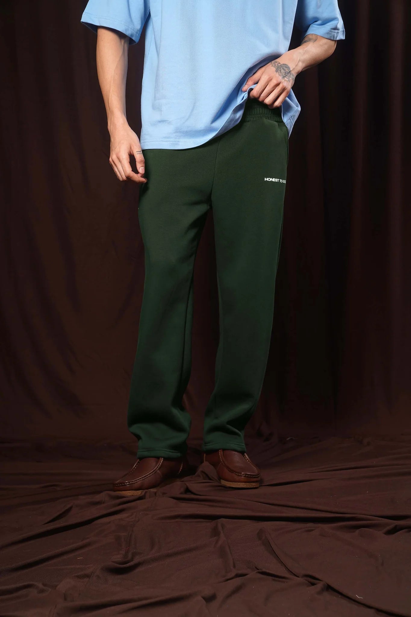Kombu Green Straight Sweatpant