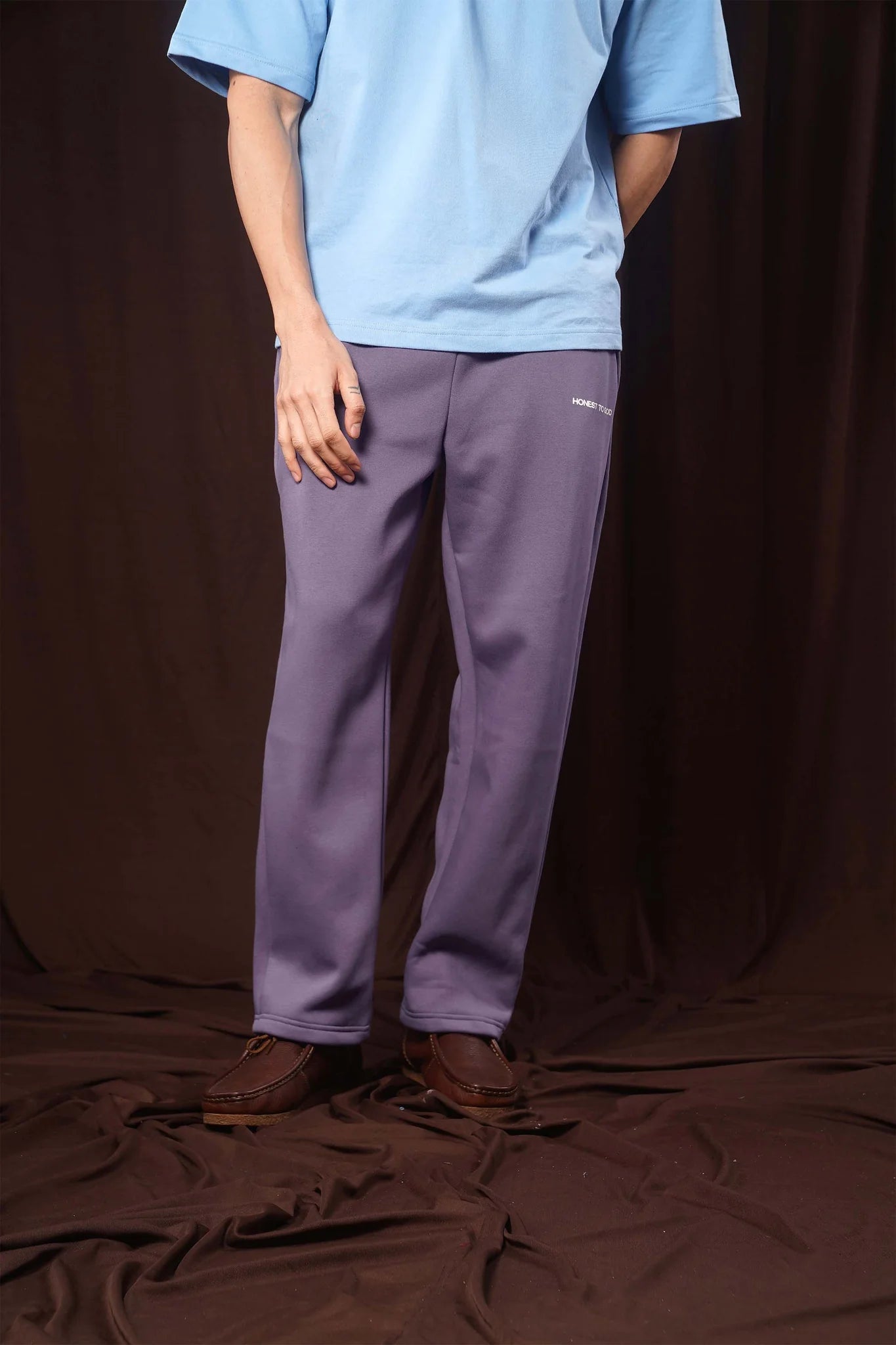 Old Lavender Straight Leg Sweatpant