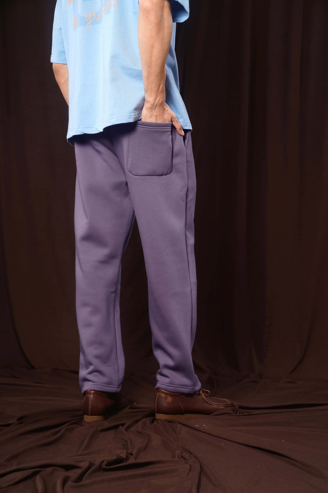 Old Lavender Straight Leg Sweatpant