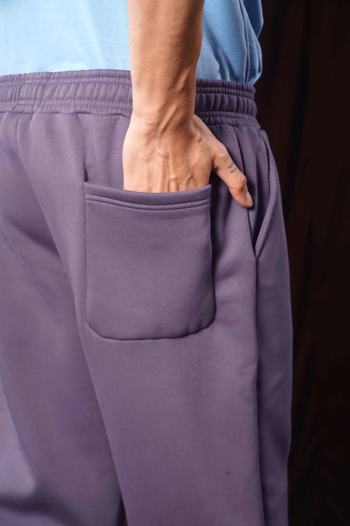 Old Lavender Straight Leg Sweatpant