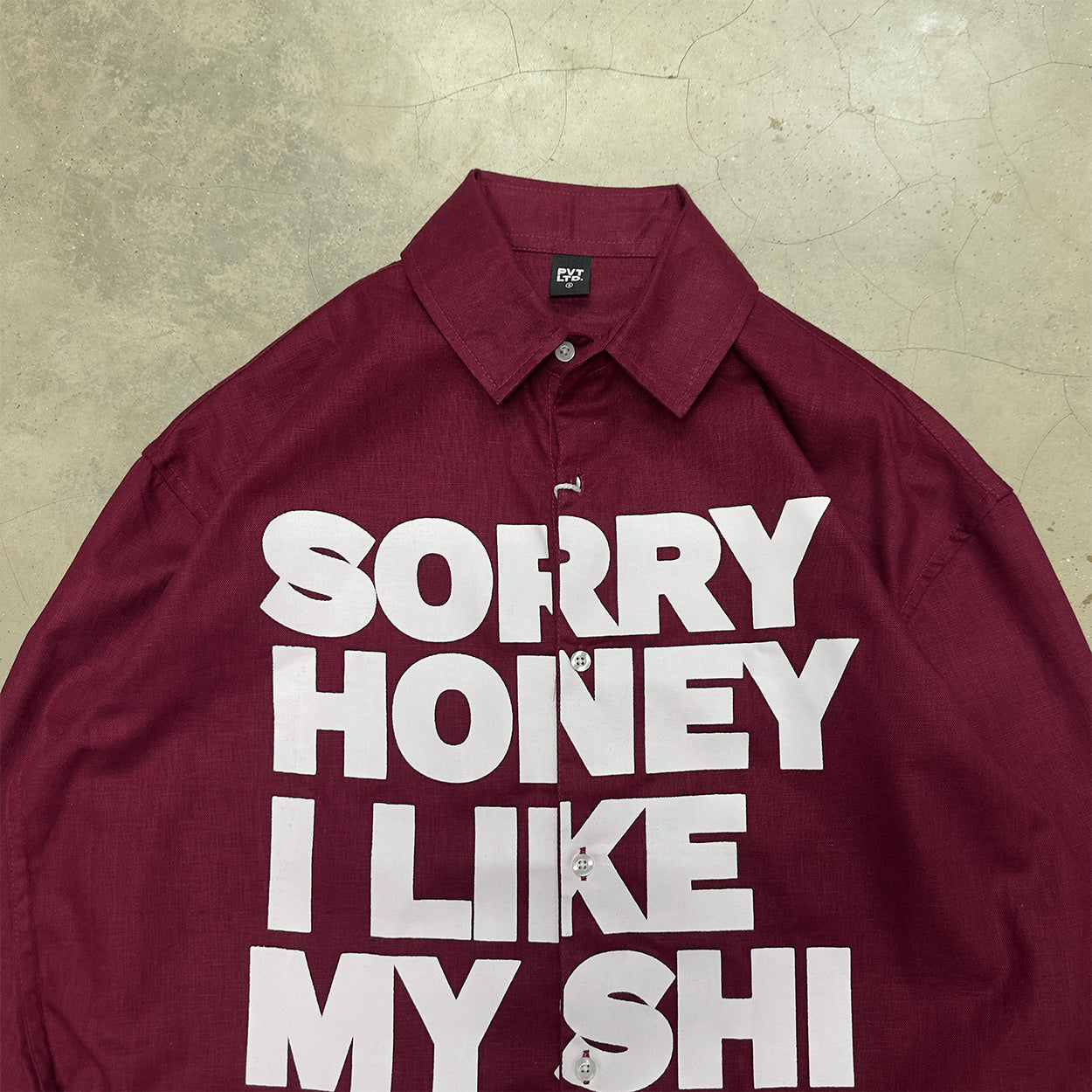 Sorry Honey Shirt (Linen Cotton)