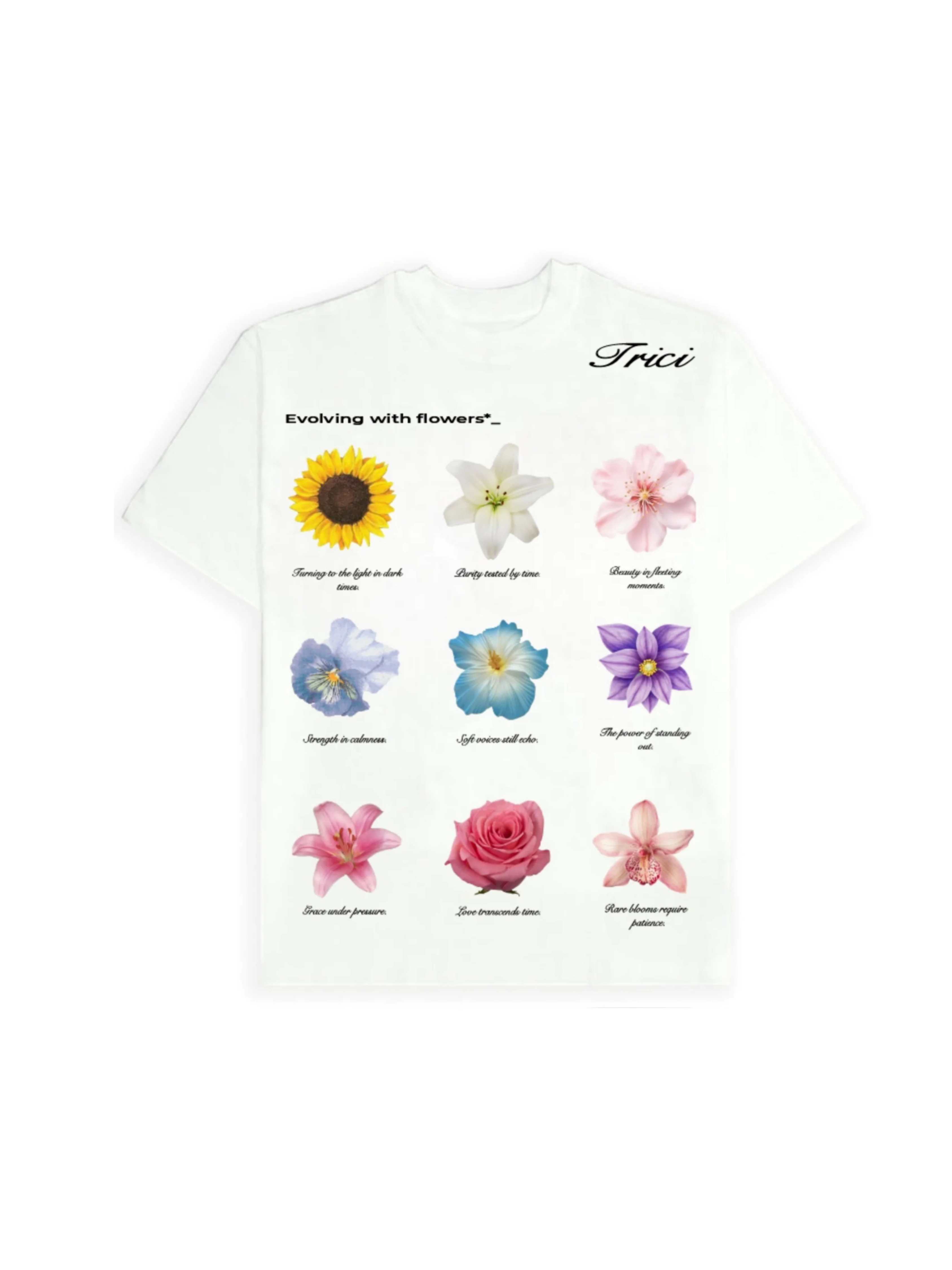 FLR T-SHIRT IN WHITE