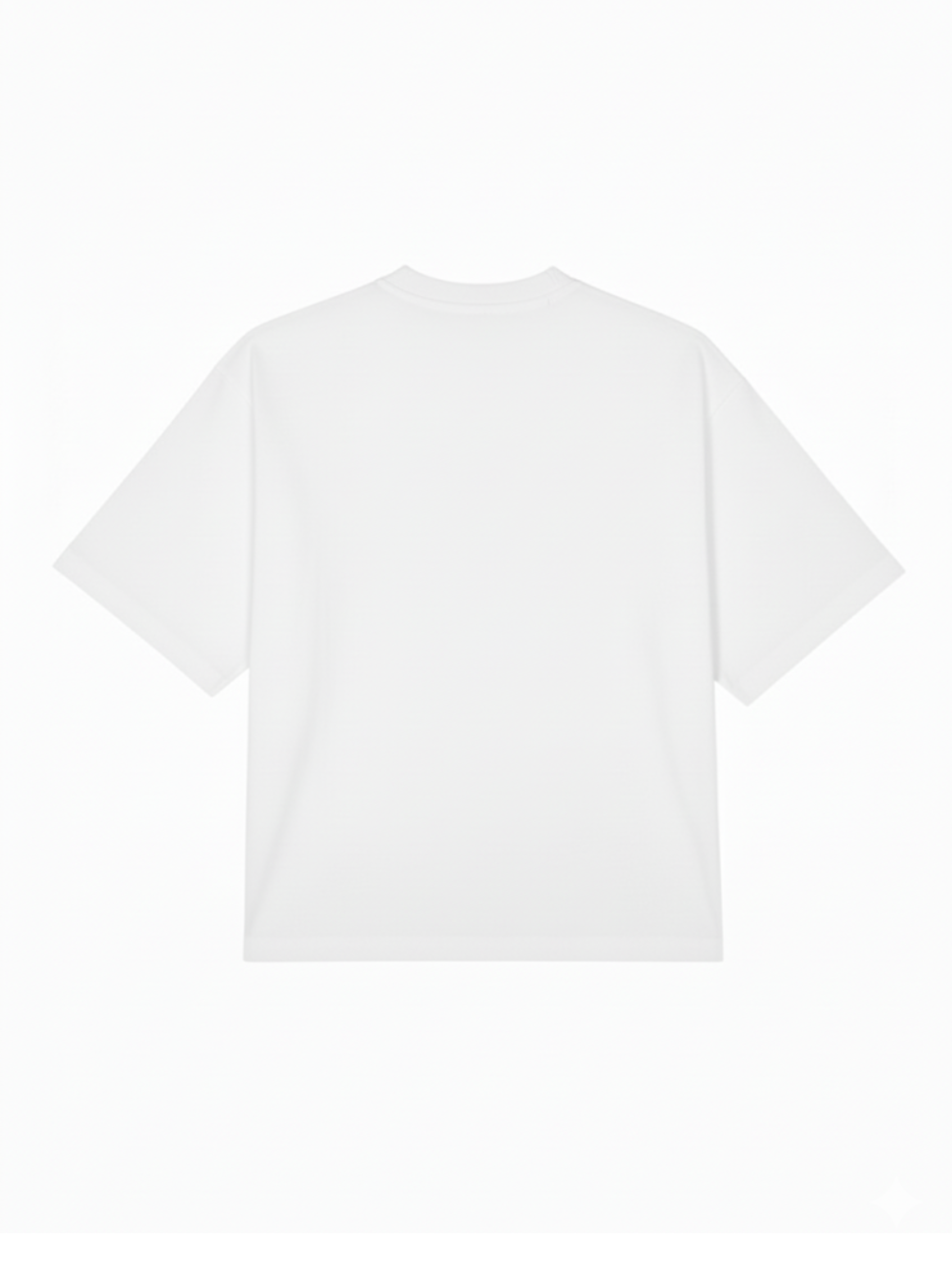 white BASIC T-SHIRT IN WHITE