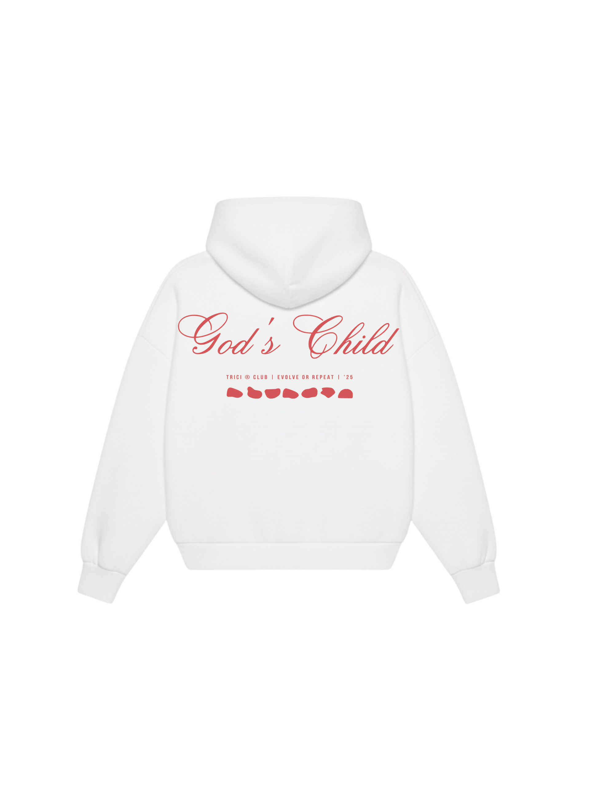 GOD'S CHILD ZIPPED HOODIE IN LILY [UNISEX]