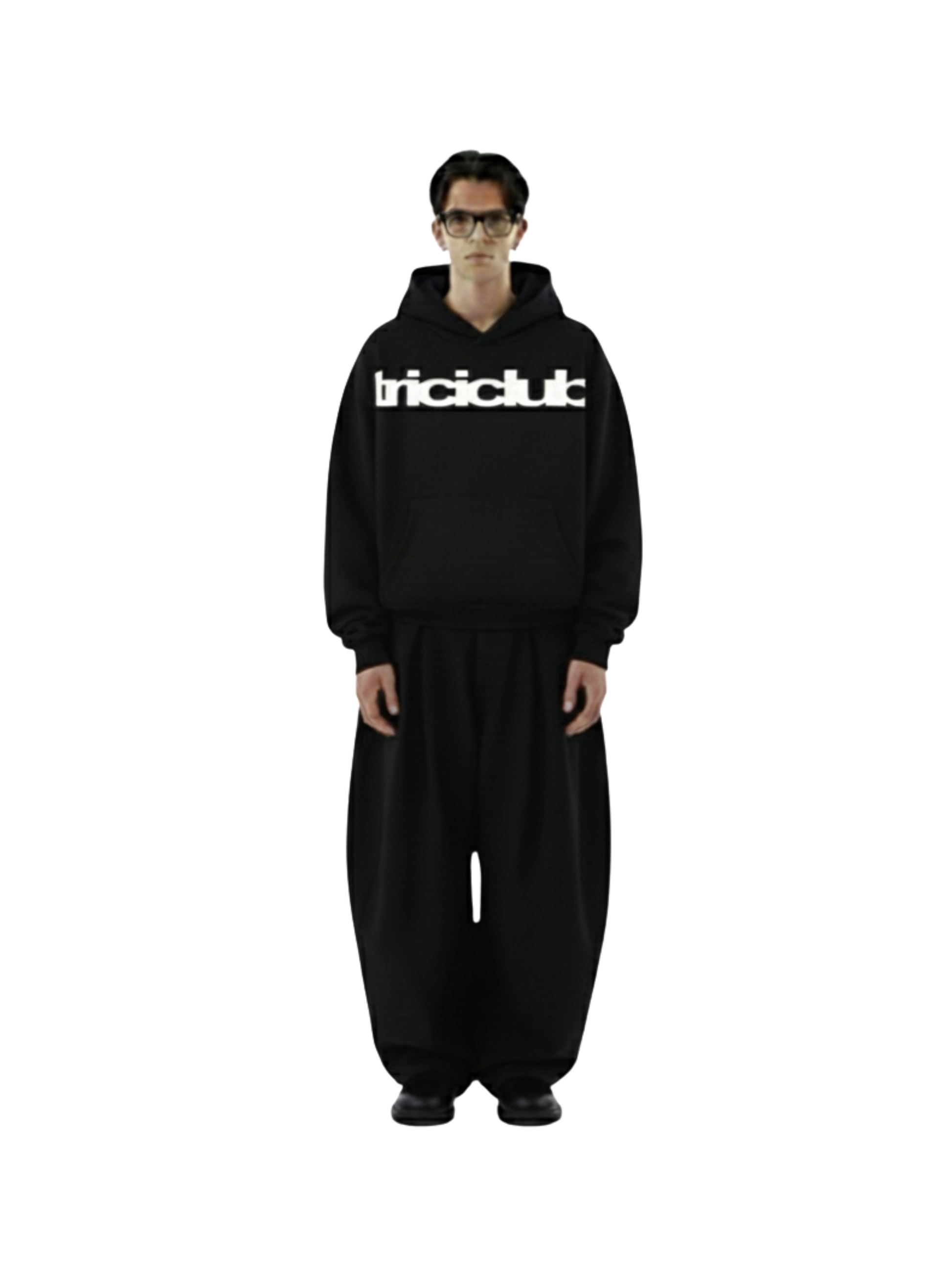 BASIC BLACK HOODIE [UNISEX]