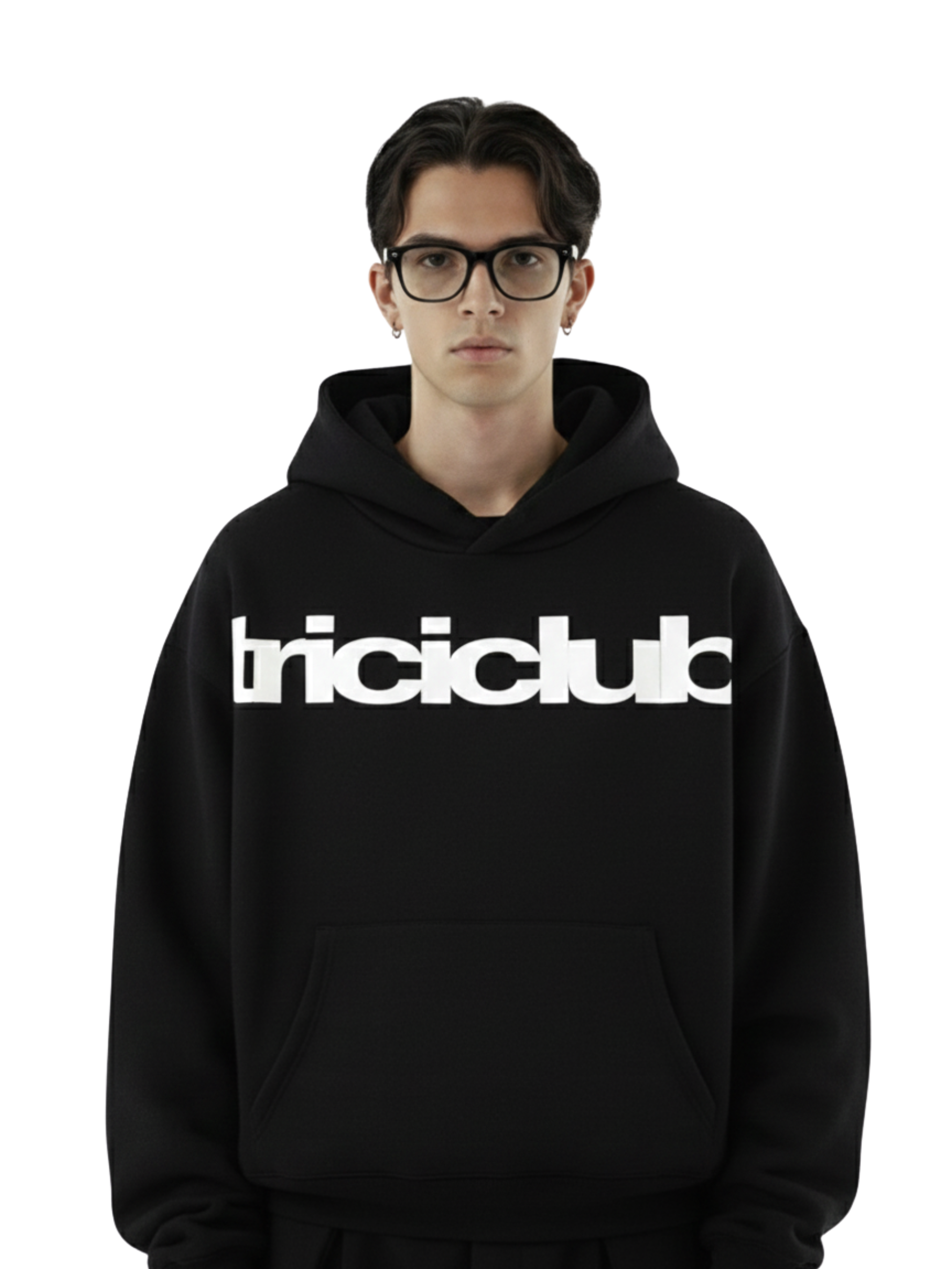 BASIC BLACK HOODIE [UNISEX]