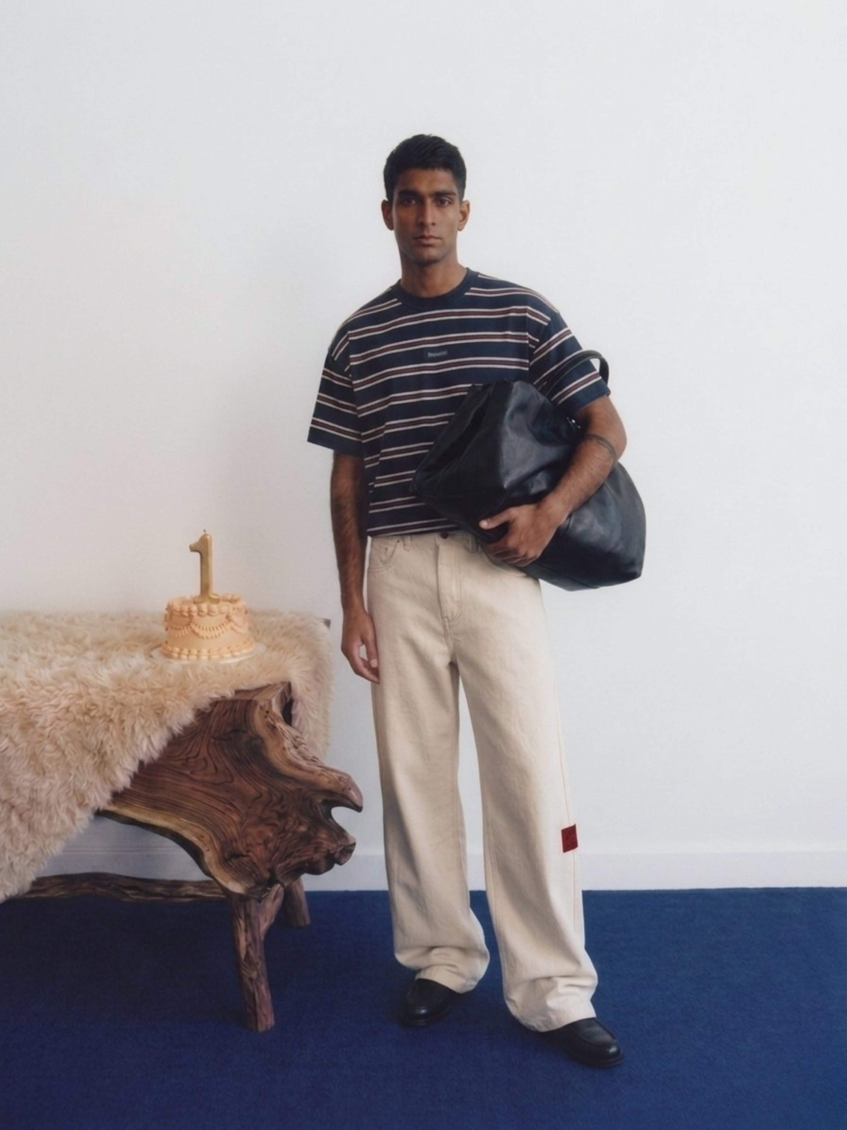 OffDay Straight WideLeg Jeans Cream