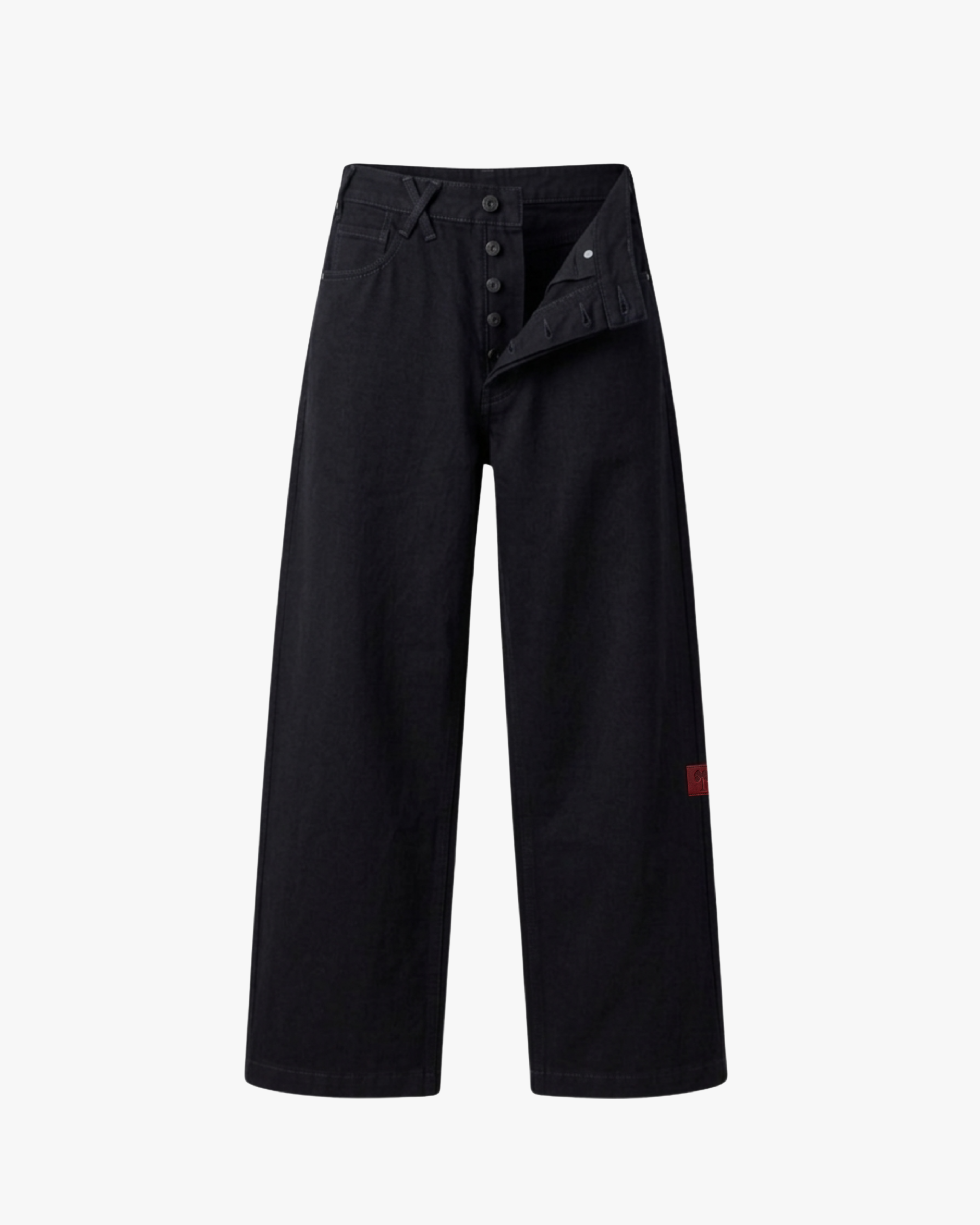 OffDay Straight WideLeg Jeans Black