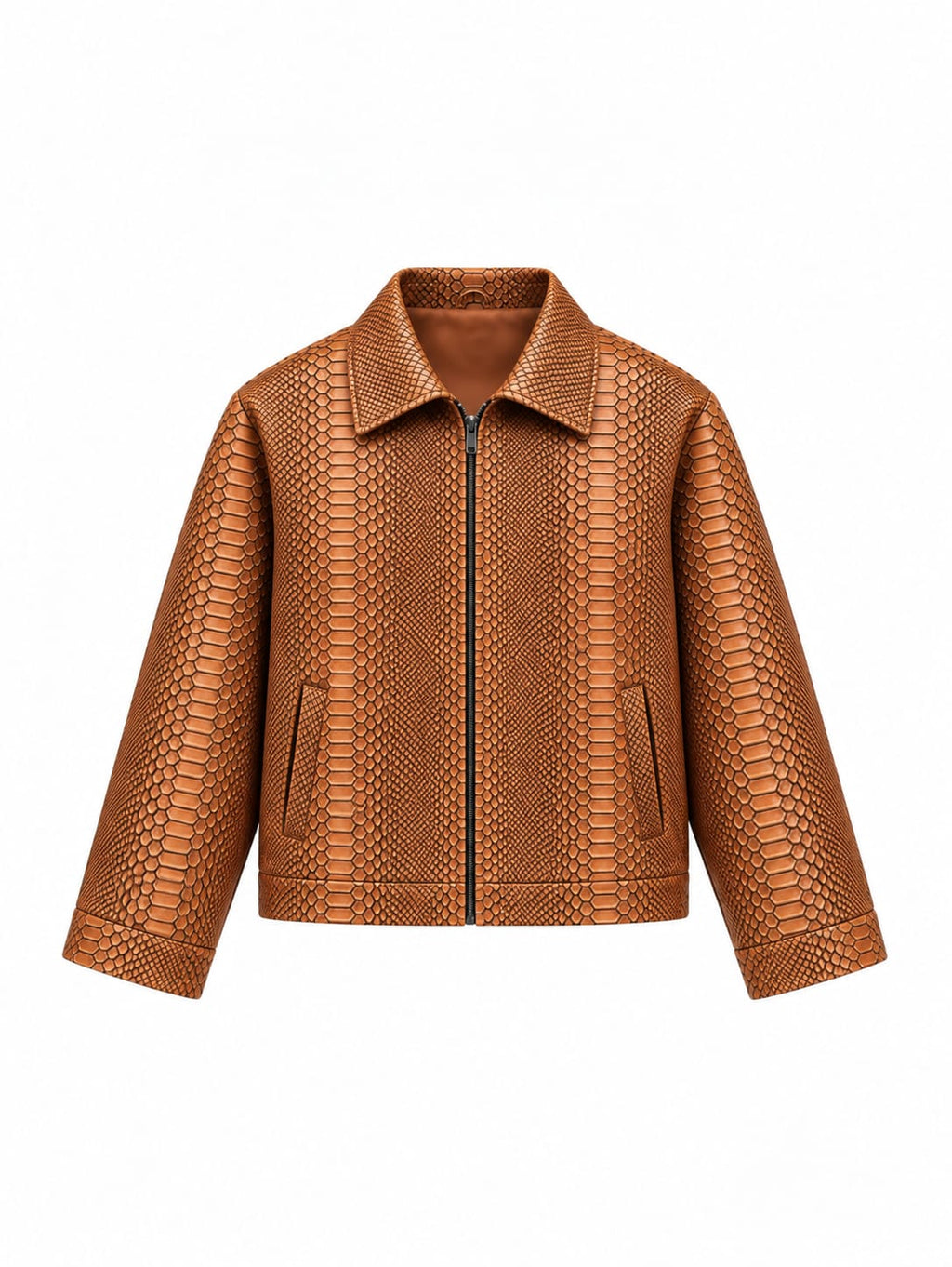 TAN SNAKE JACKET