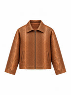 TAN SNAKE JACKET
