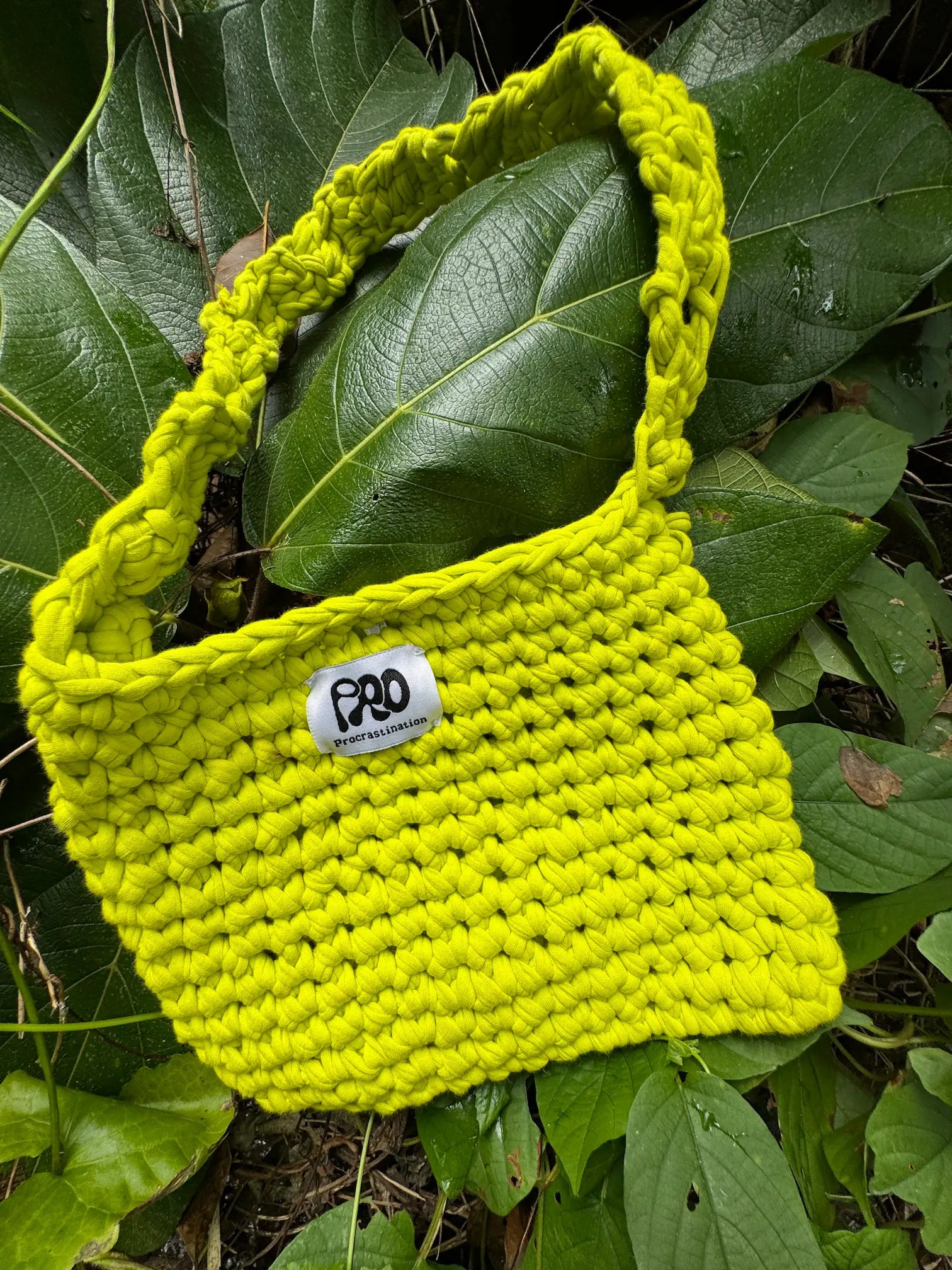 Crochet crossbody bag
