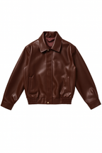 Vintage Bomber Brown Jacket