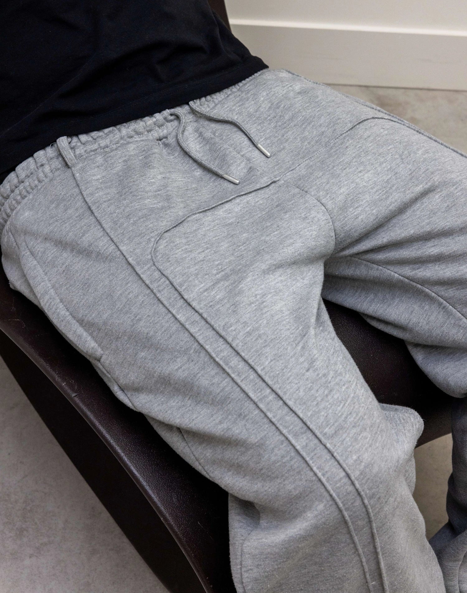 LUXE BOTTOMS - MELANGE GREY