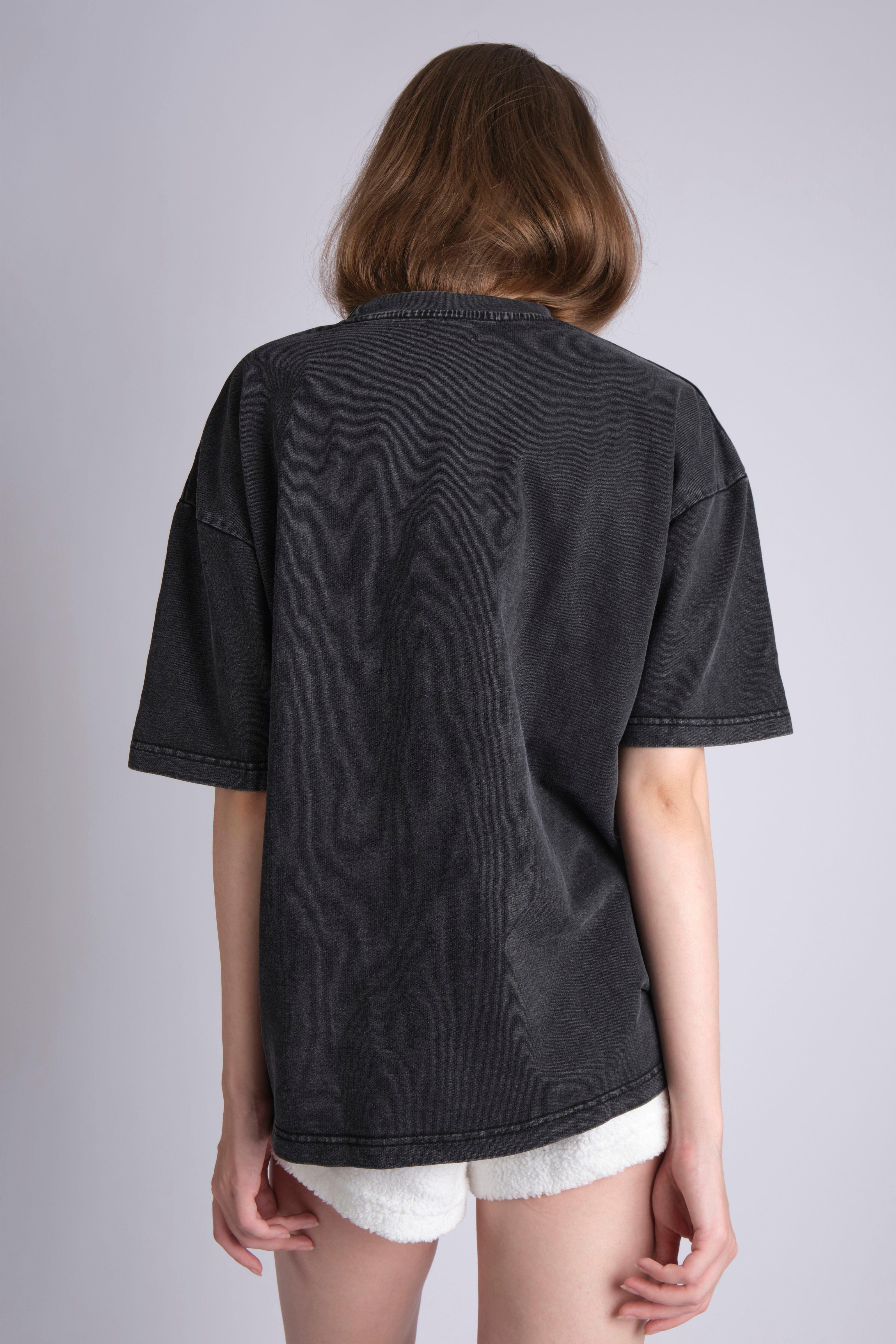 F*CK IT BURNT GRAPHIC PRINT T-SHIRT