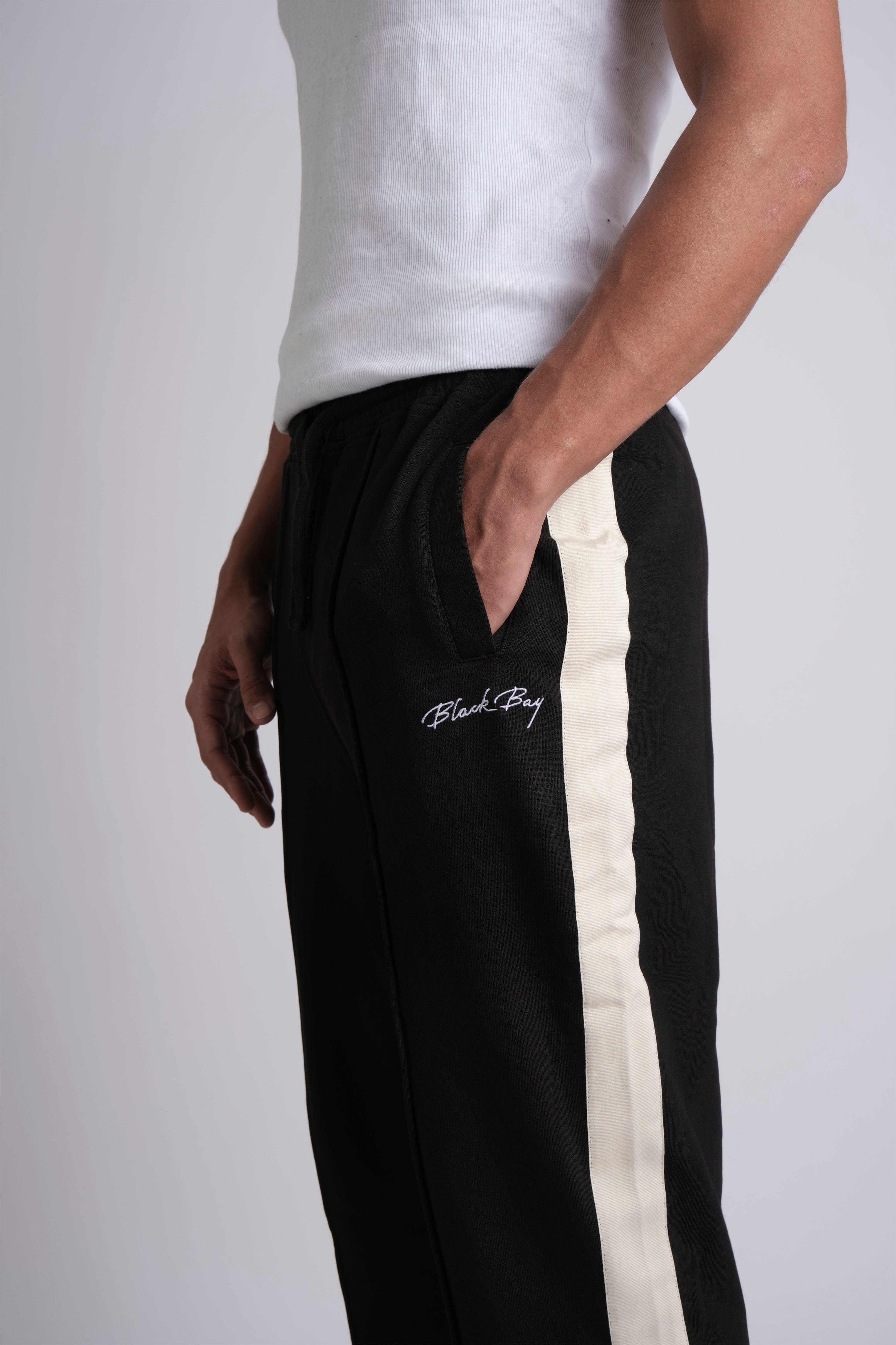 BLACK BAY LOGO PRINT TRACK PANTS