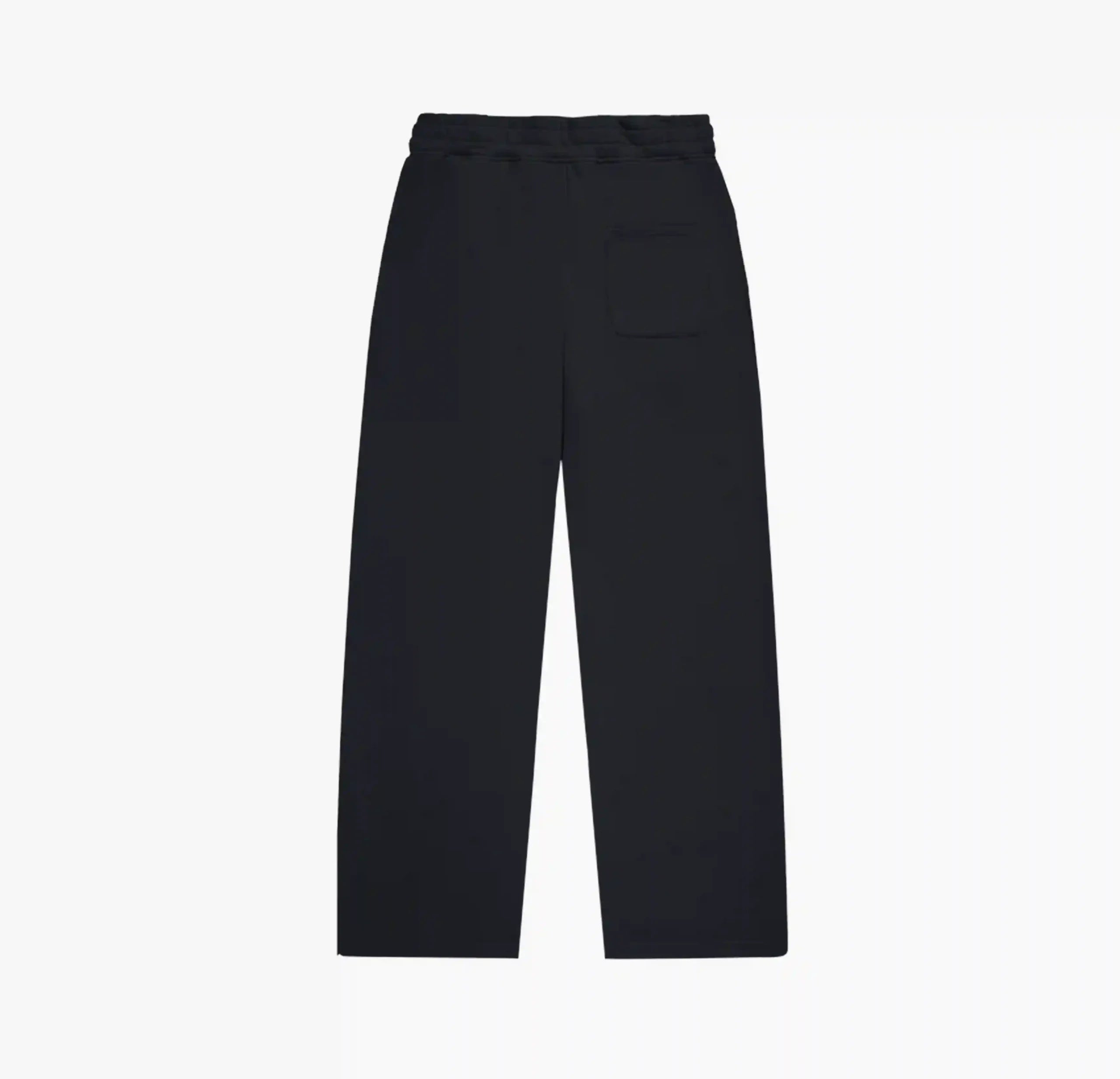 BLACK BASIC SWEATPANTS