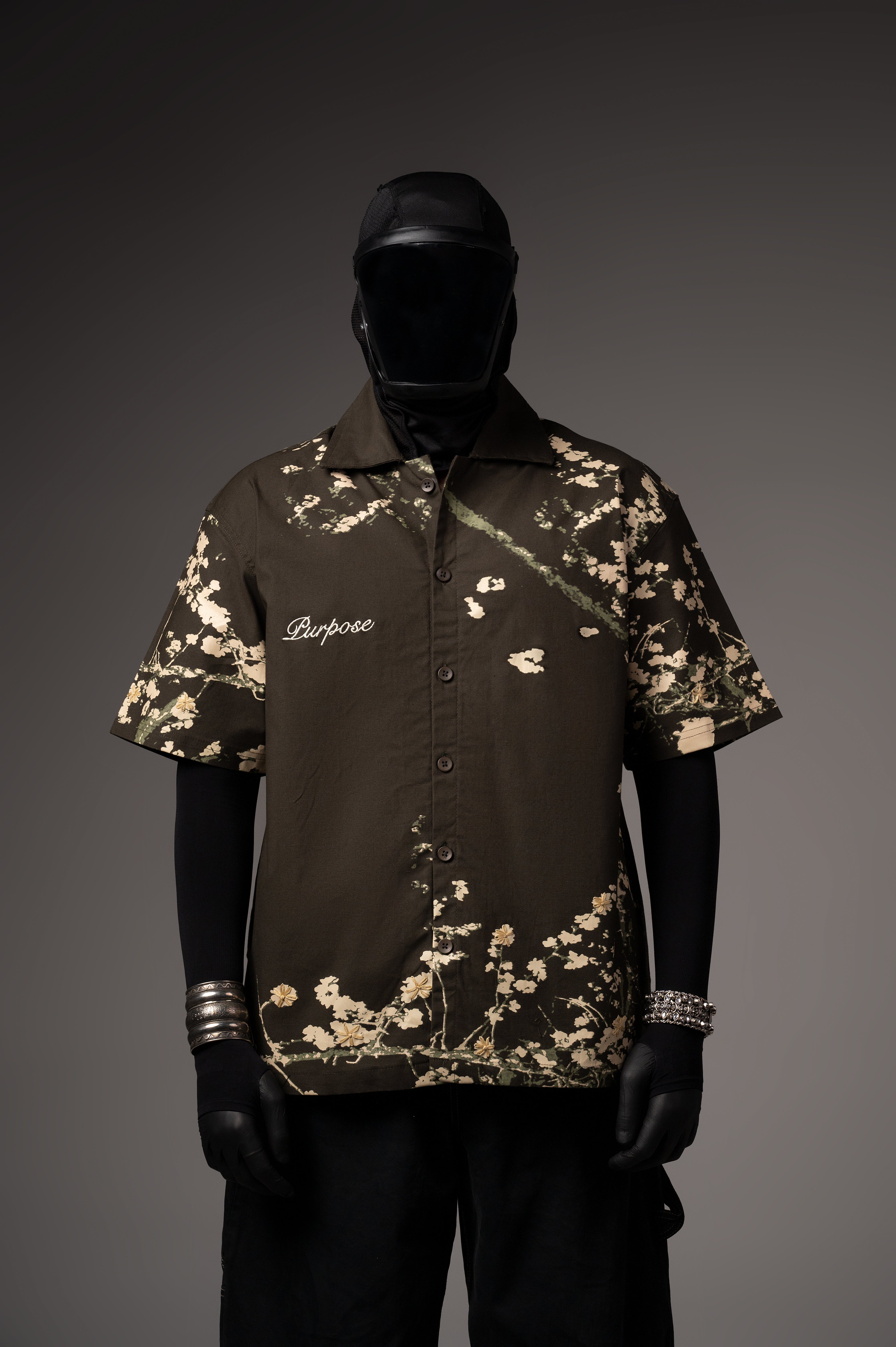 Greenery Hand Work Shirt