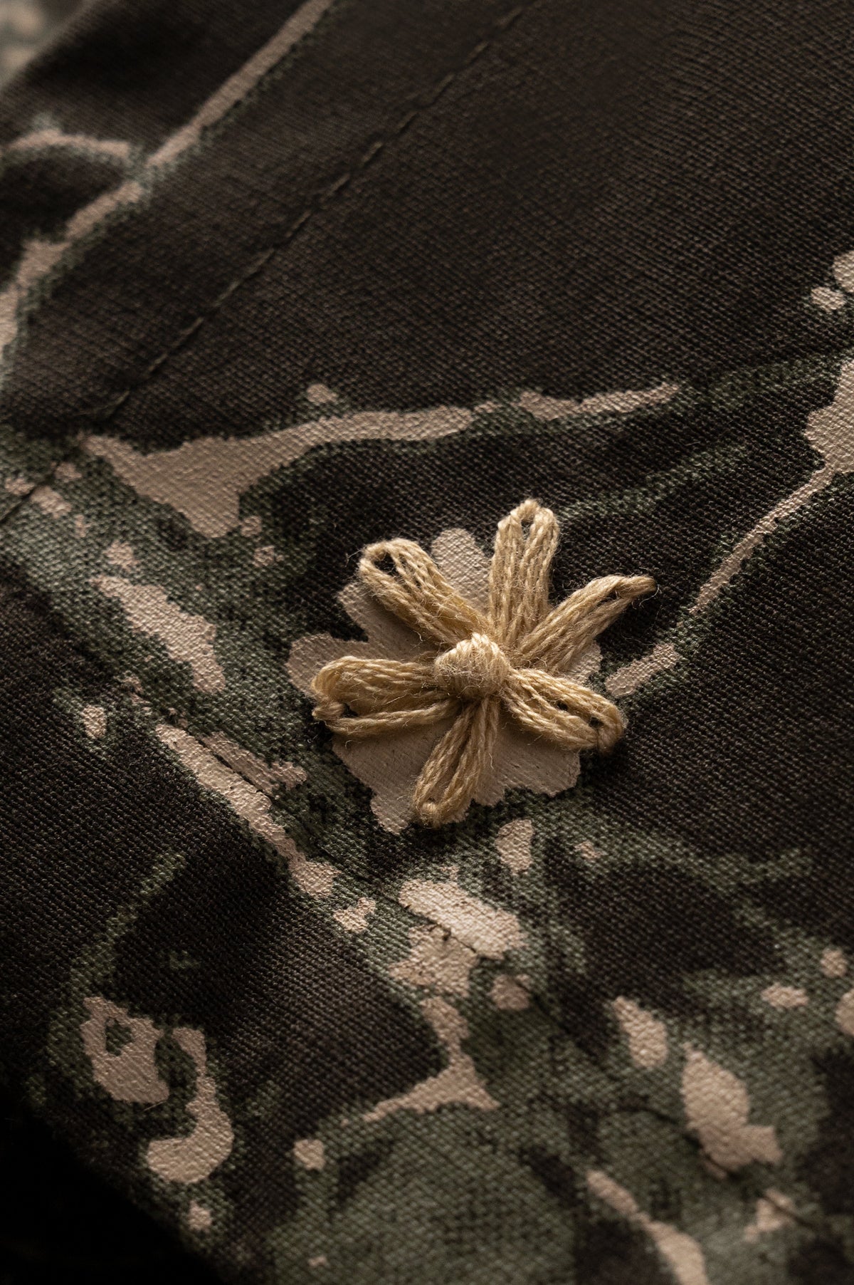 Greenery Hand Work Shirt