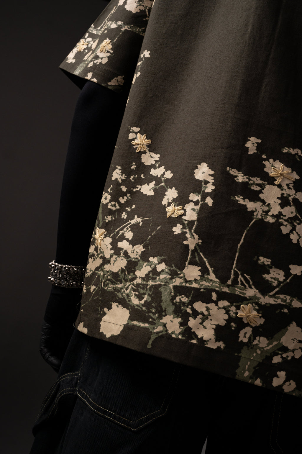 Greenery Hand Work Shirt