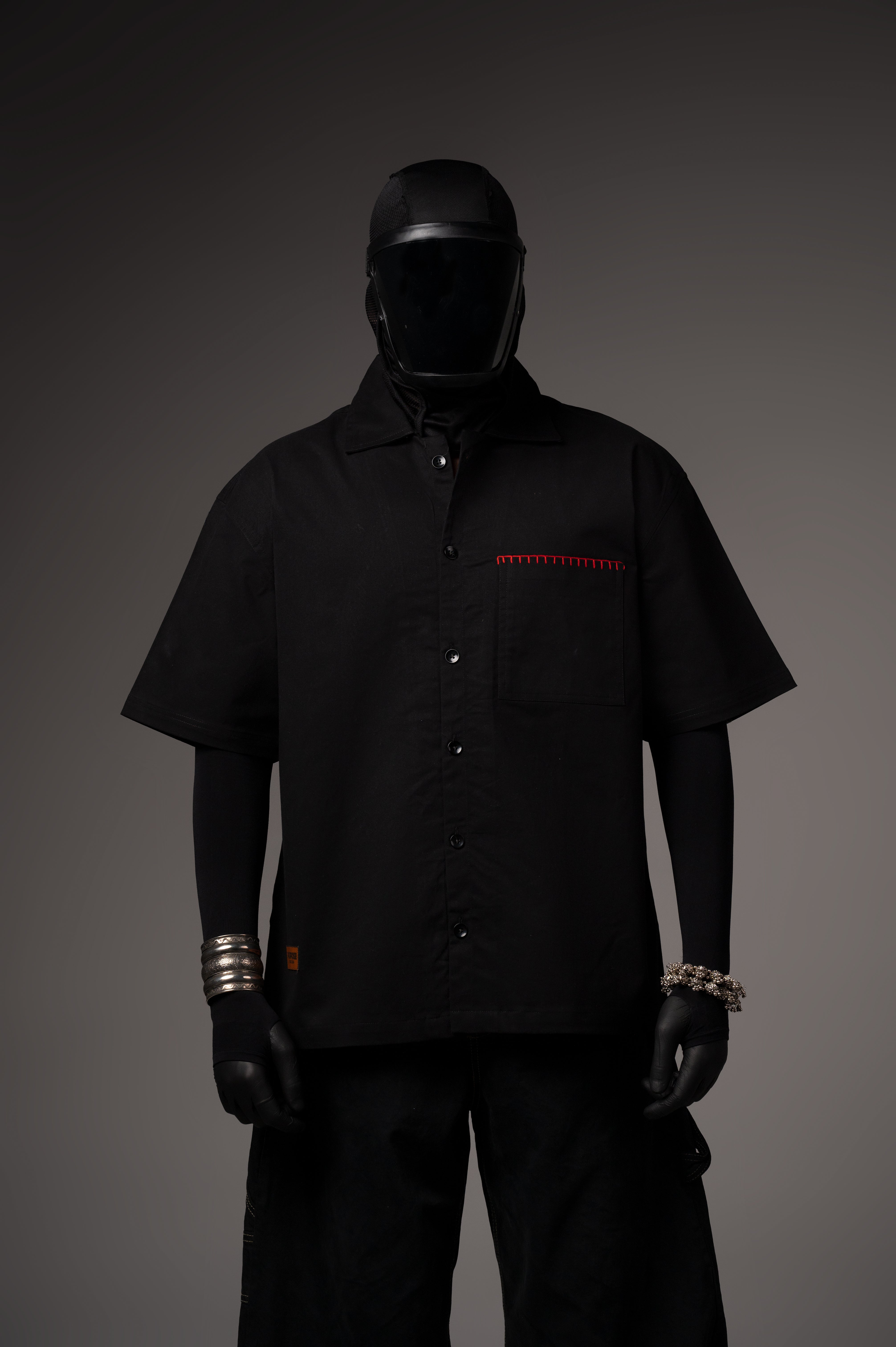 Peacock Hand Work Shirt