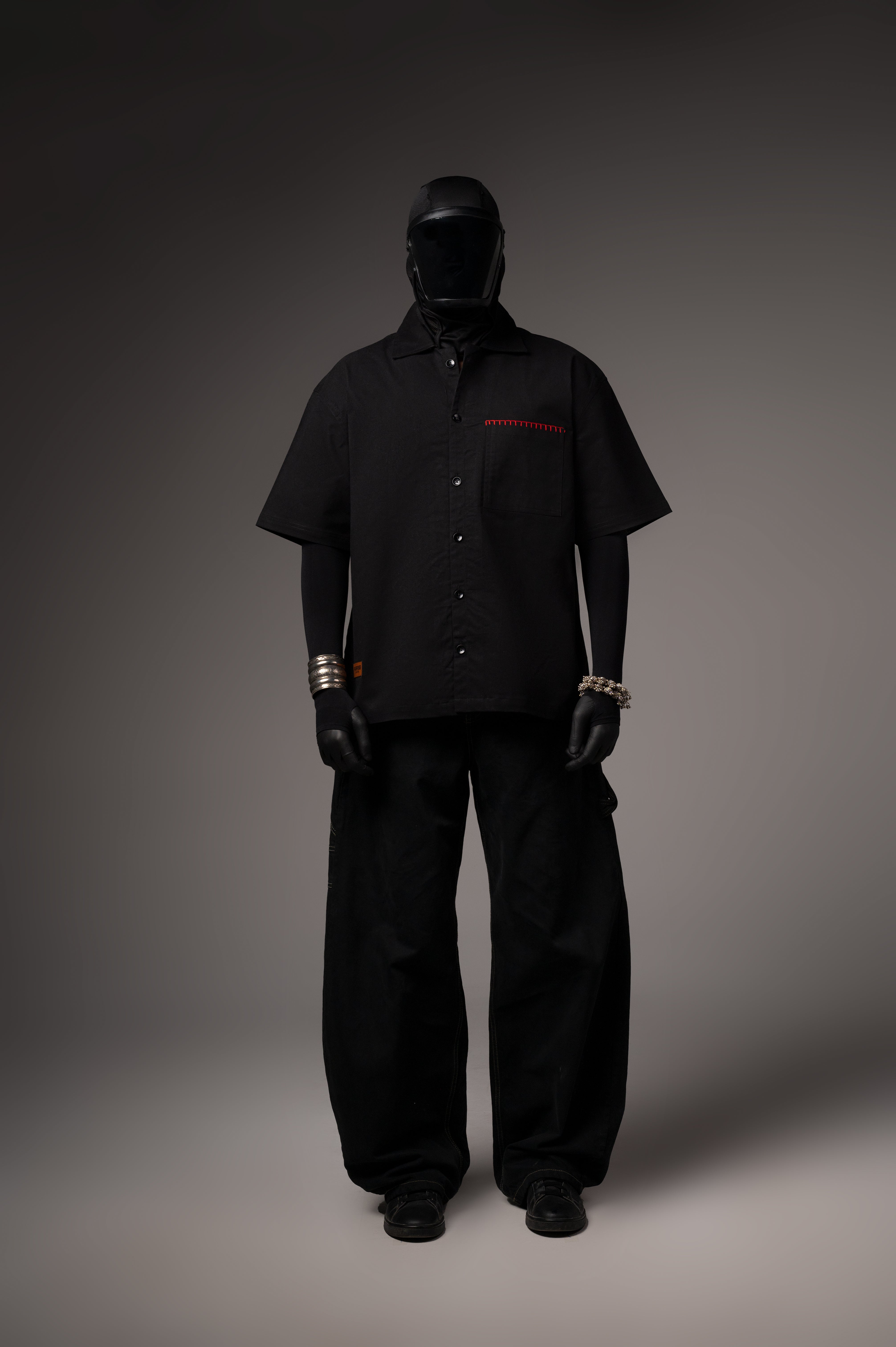 Peacock Hand Work Shirt