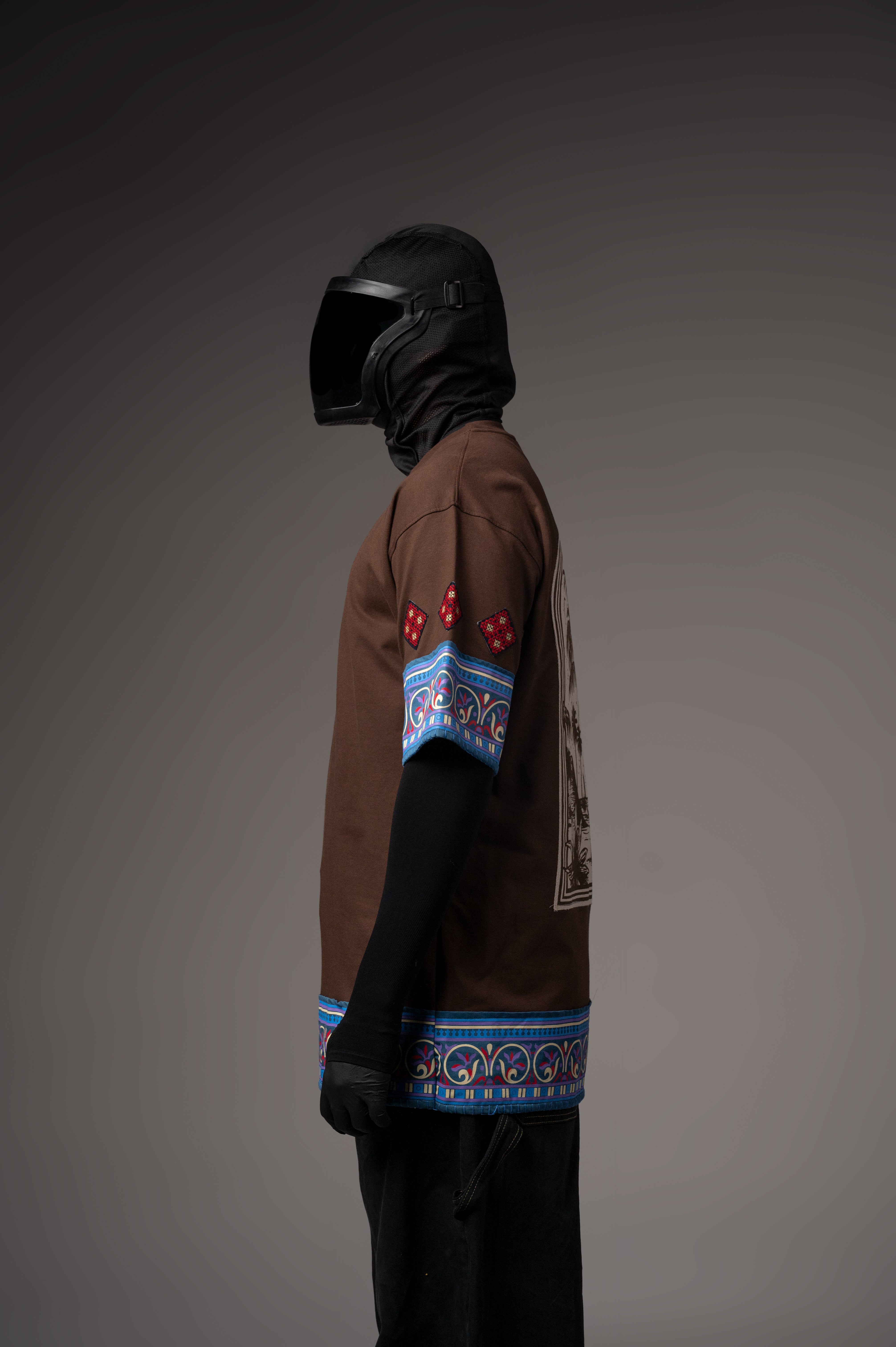Element Brown Hand Work T-shirt
