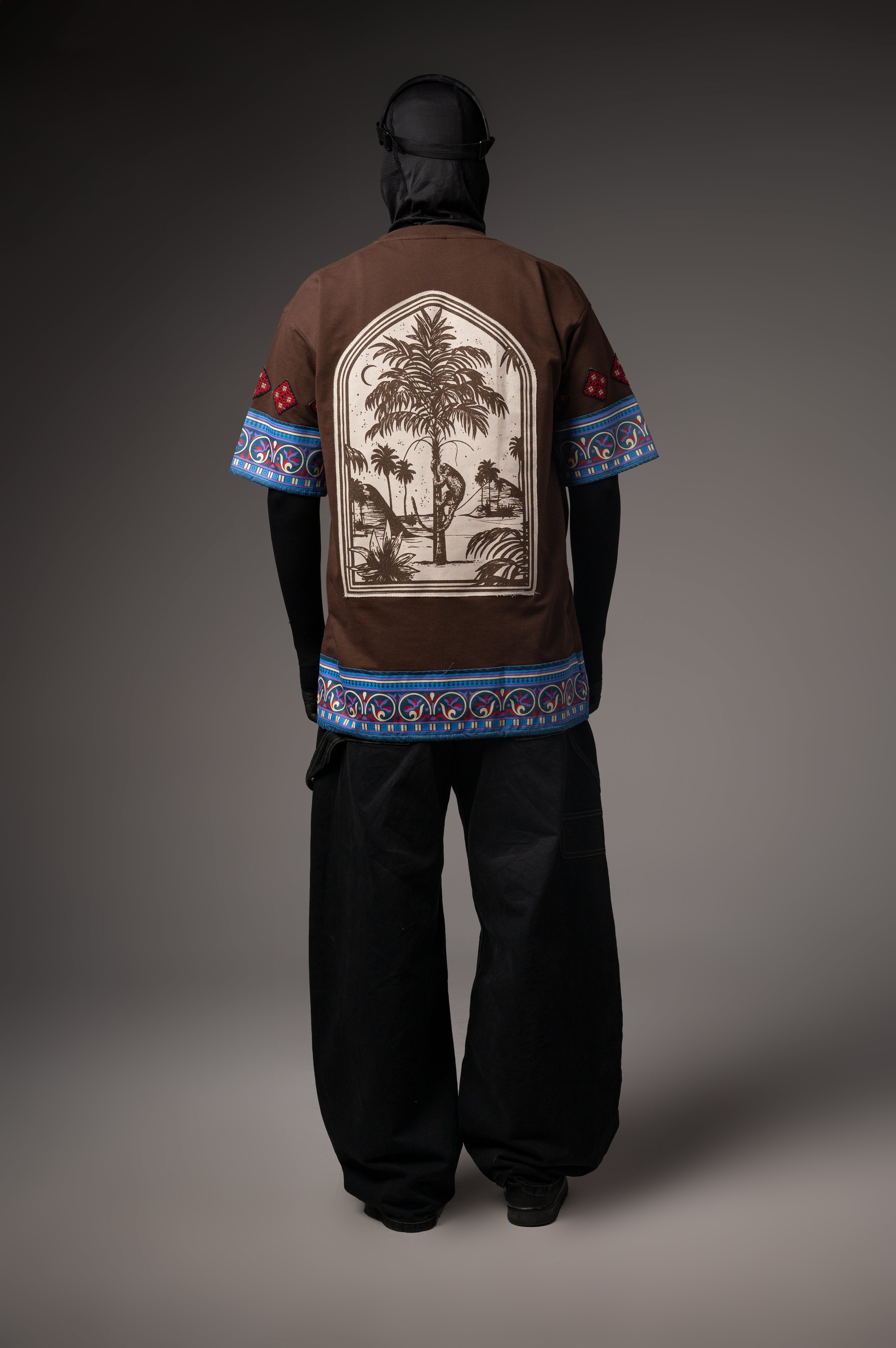 Element Brown Hand Work T-shirt