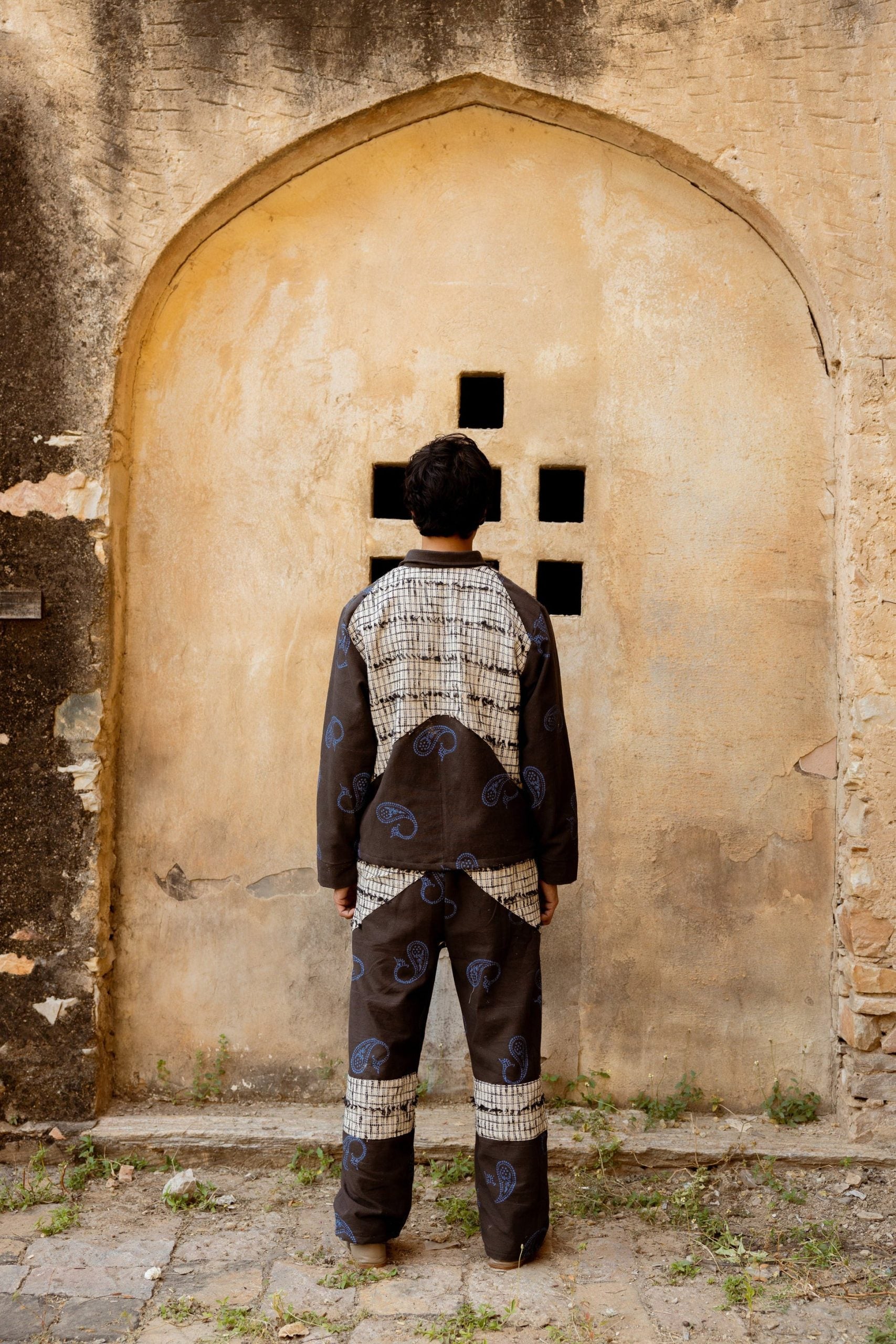 DENIM FUSION HANDWOVEN - JACKET