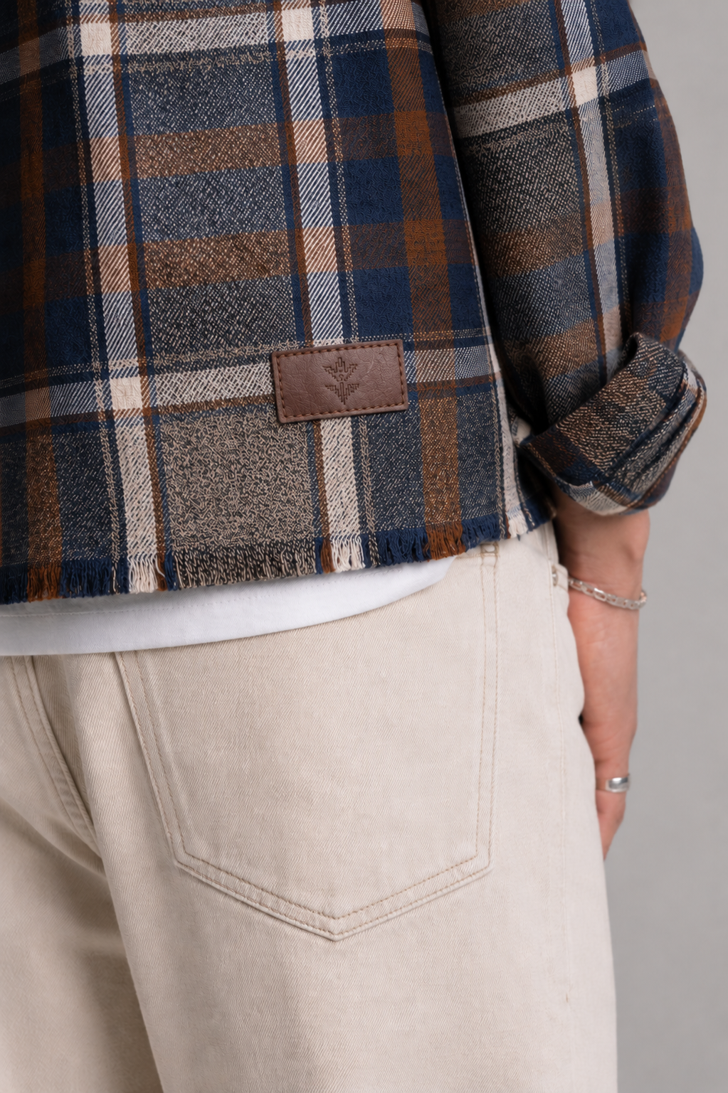 DRO Journey Flannel - Earth Brown Plaid