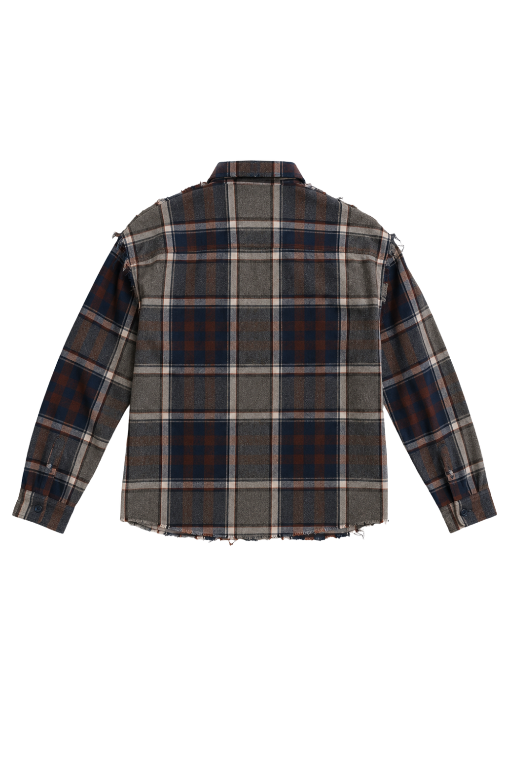 DRO Journey Flannel - Earth Brown Plaid