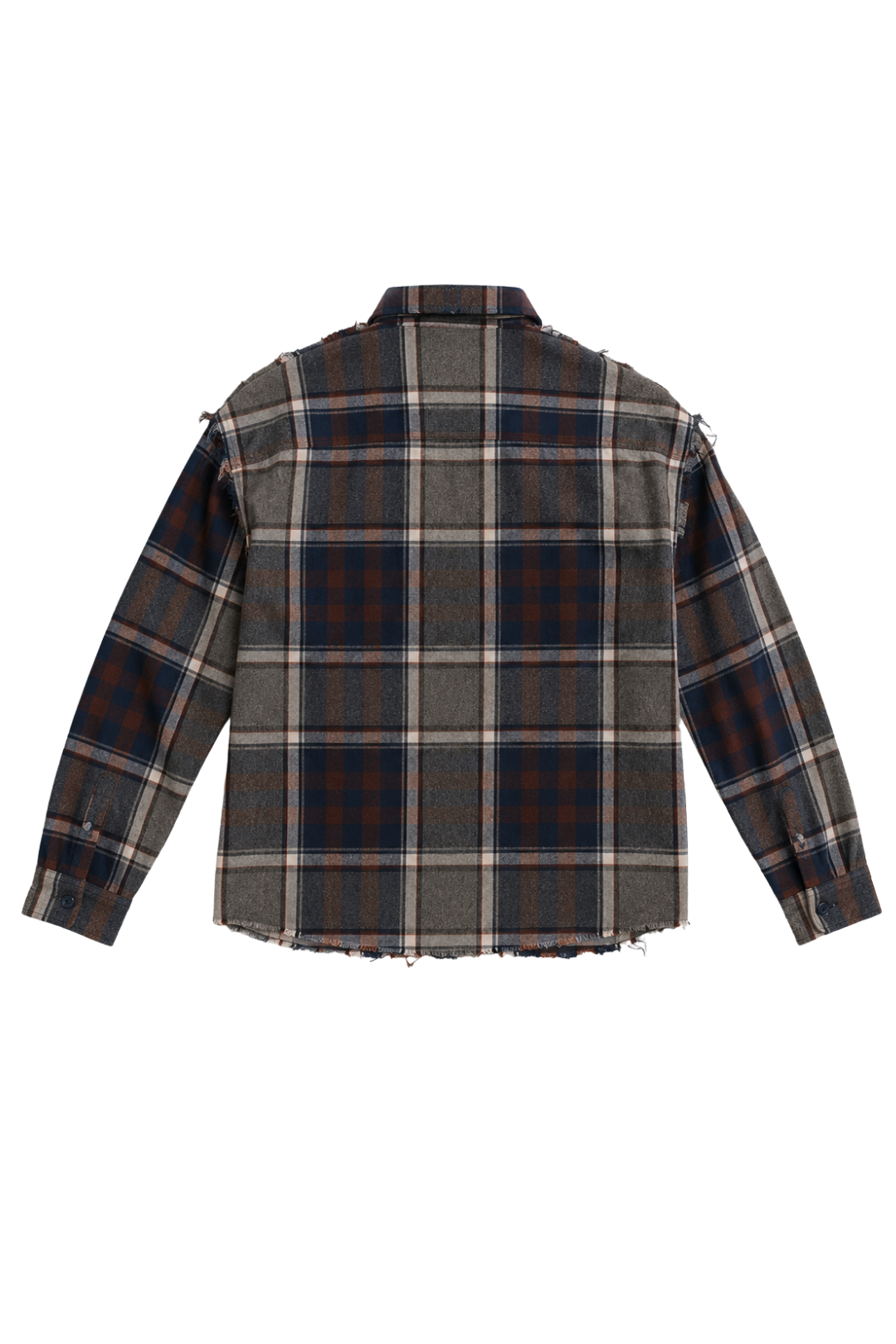 DRO Journey Flannel - Earth Brown Plaid
