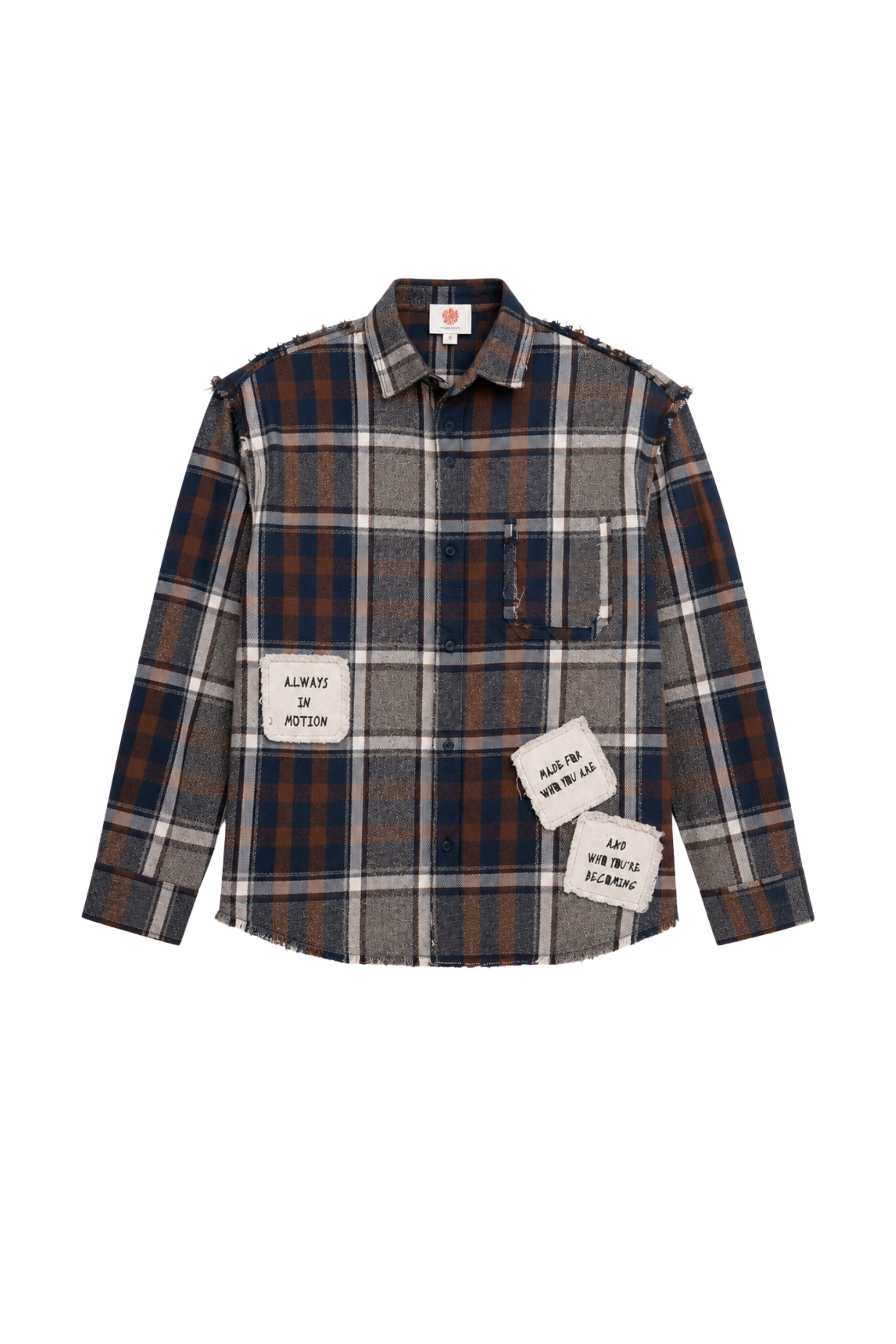 DRO Journey Flannel - Earth Brown Plaid
