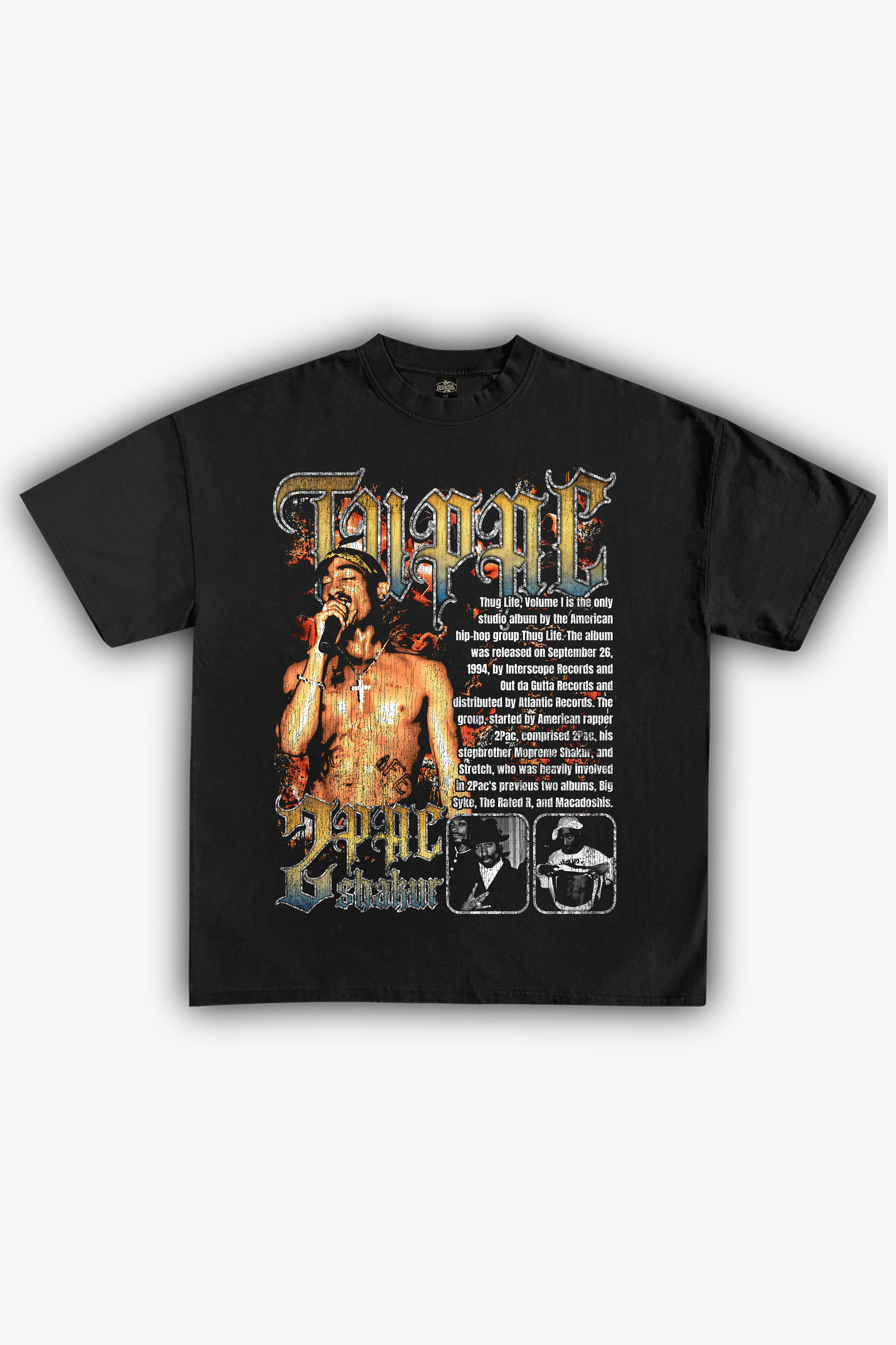 TUPAC GRAPHIC T SHIRT