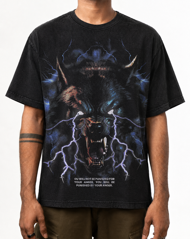 WILDING VINTAGE WASHED HEAVYWEIGHT OVERSIZE GRAHIC TEE