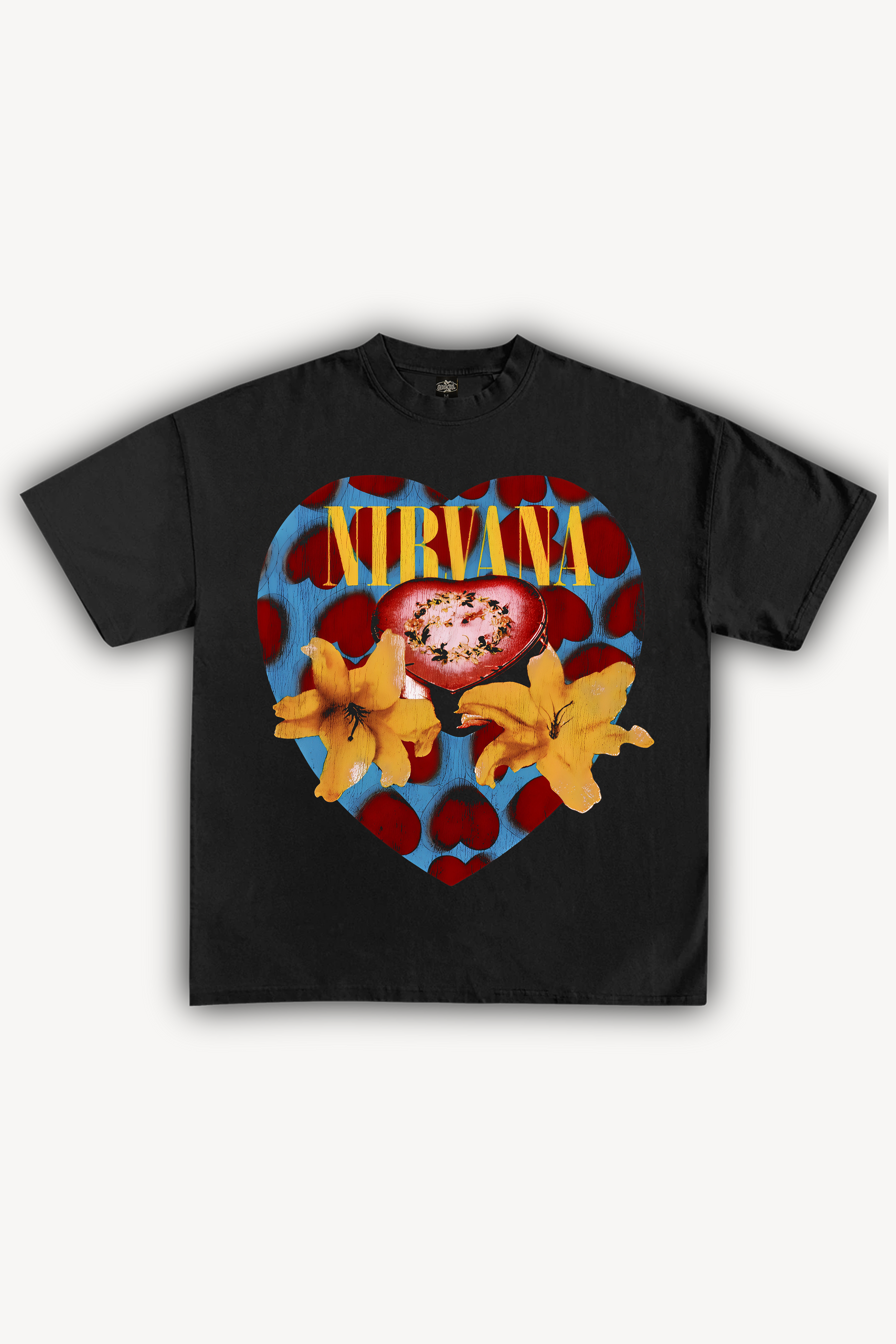 NIRVANA HEART SHAPED BOX GRAPHIC-T