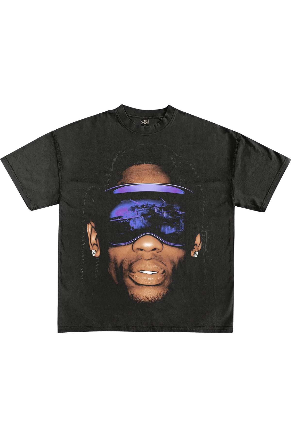 ASTRO BIG FACE VINTAGE HEAVYWEIGHT GRAPHIC T-SHIRT