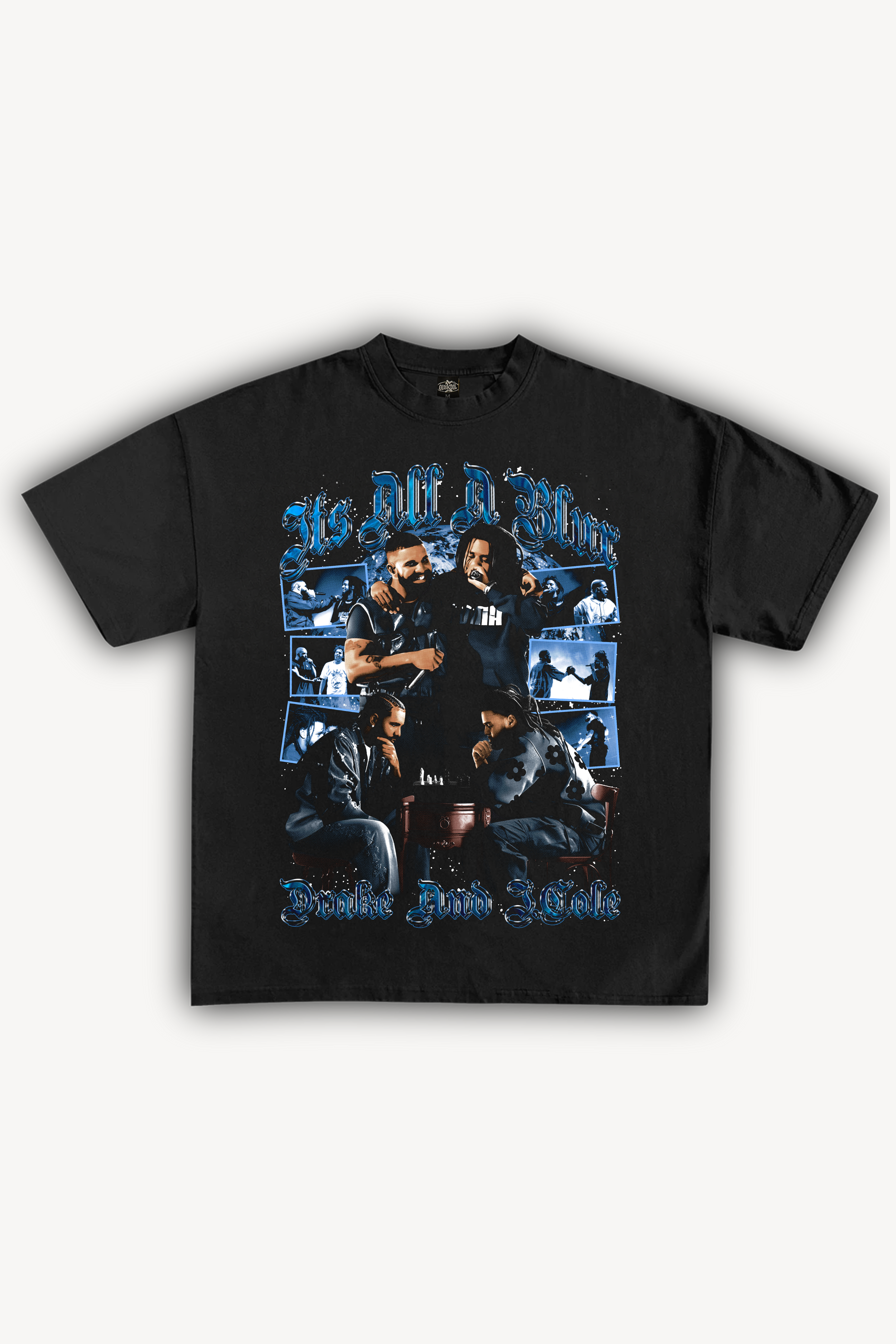 DRAKE AND J COLE GRAPHIC T-TSHIRT